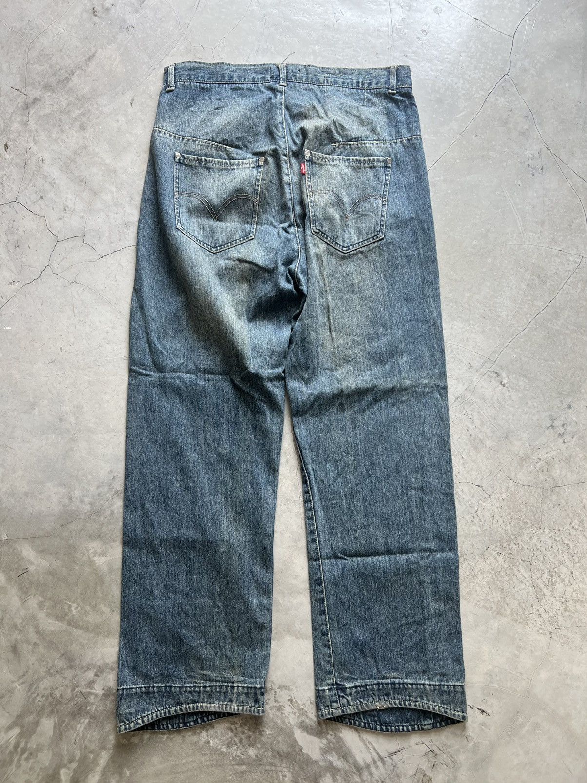 Levi's Levis Engineered Twisted Jeans Tag W34 Actual 35x30.5 Size US 34 / EU 50 - 4 Thumbnail