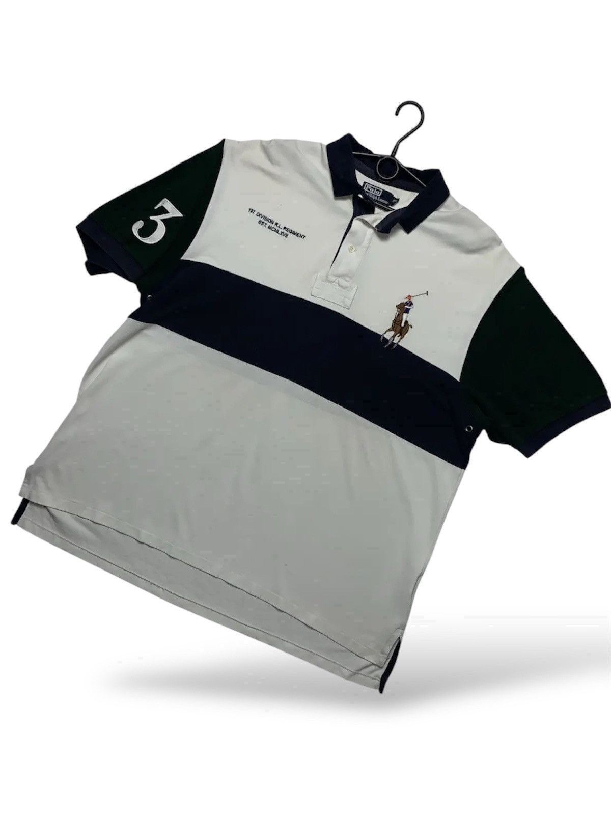 Polo Ralph Lauren Vintage Polo Ralph Lauren big logo number 3 pony size XXL Size US XXL / EU 58 / 5 - 1 Thumbnail