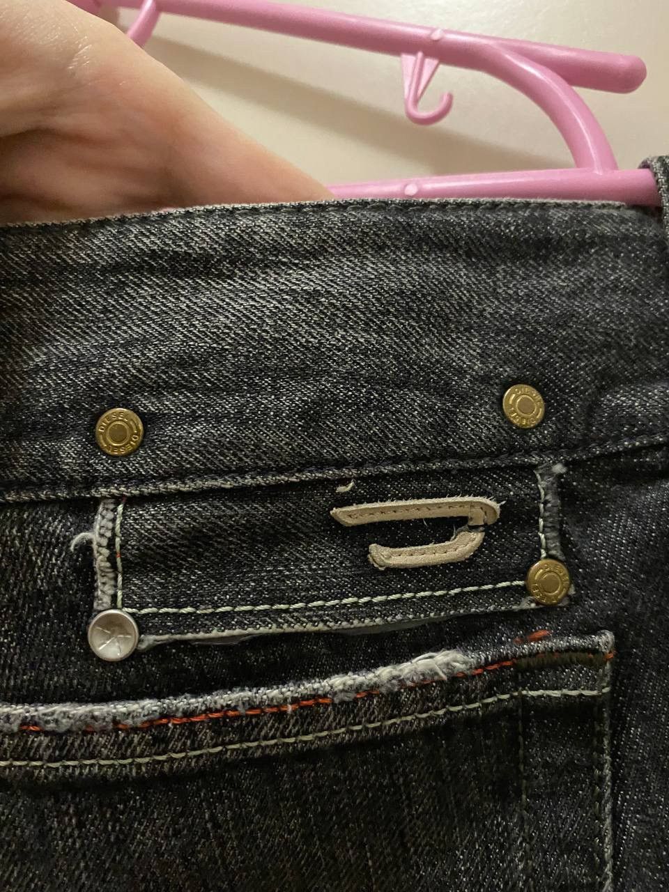 Diesel × Vintage Flare Jeans Diesel Distress Faded Boot Cut Y2k Mudmax Size US 30 / EU 46 - 15 Thumbnail