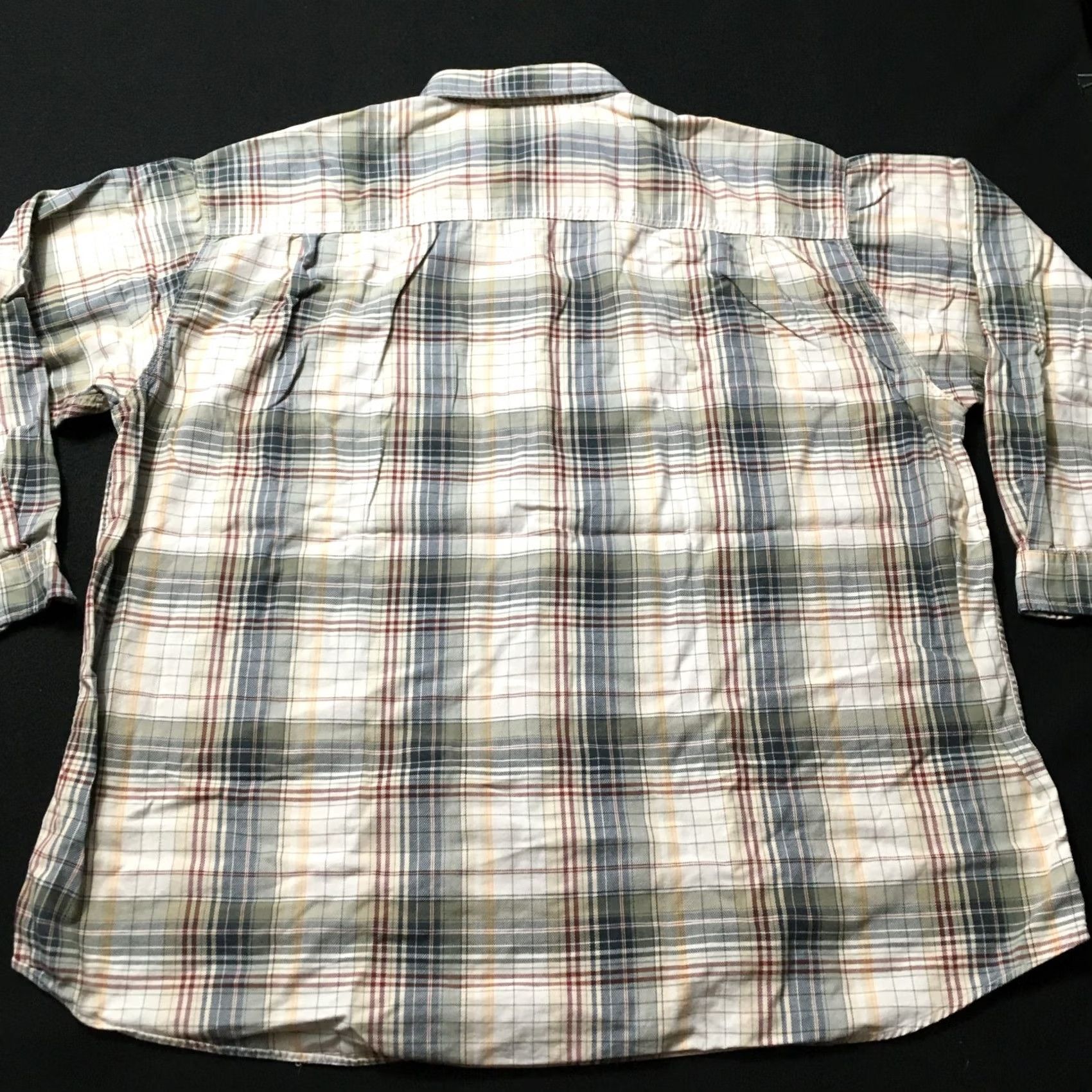 Vintage Coca-Cola Mens Long Sleeve Button-Up Plaid Shirt sz 4L Beige Size US S / EU 44-46 / 1 - 6 Thumbnail