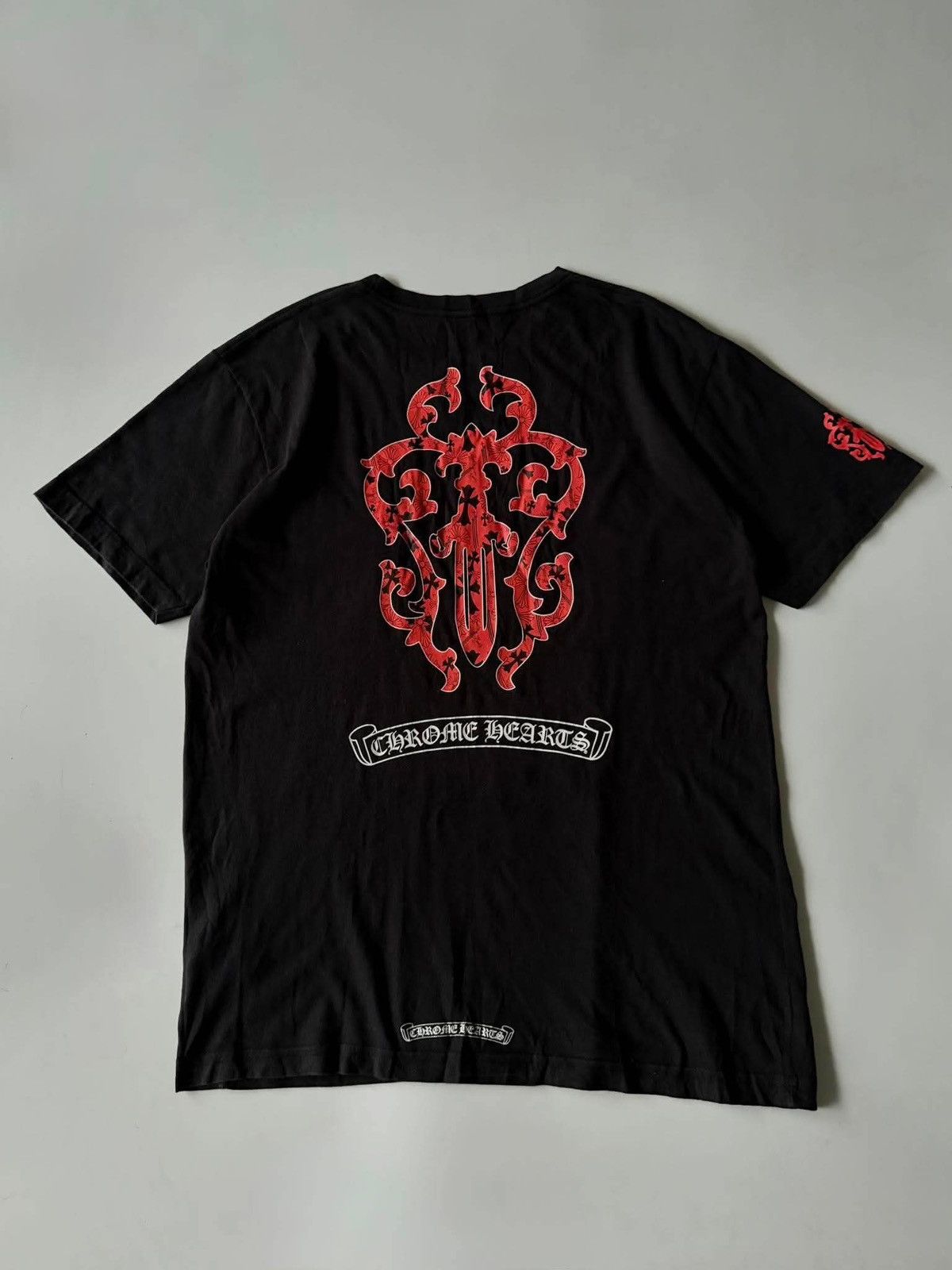 Chrome Hearts Vintage 90s Chrome Hearts Vine Dagger Floral LS Tee