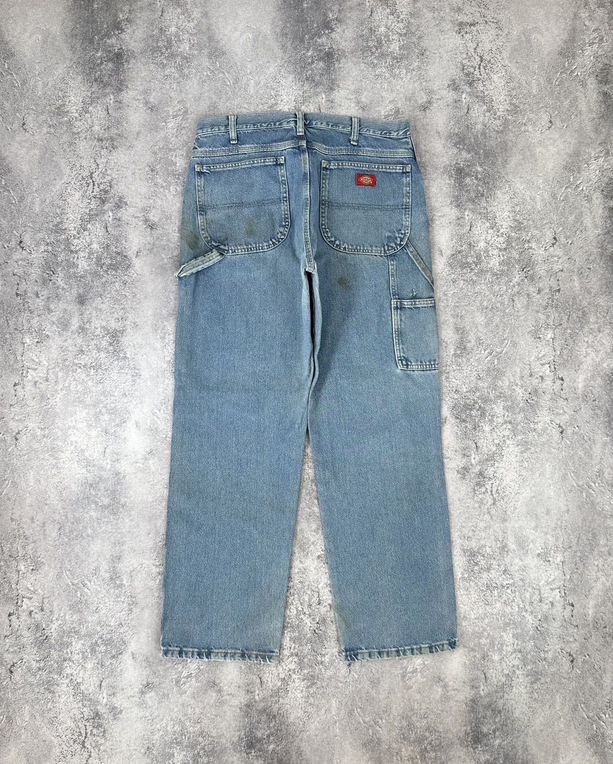 Dickies Vintage Dickies Light Blue Carpenter Baggy USA Work Pants Size US 34 / EU 50 - 1 Thumbnail