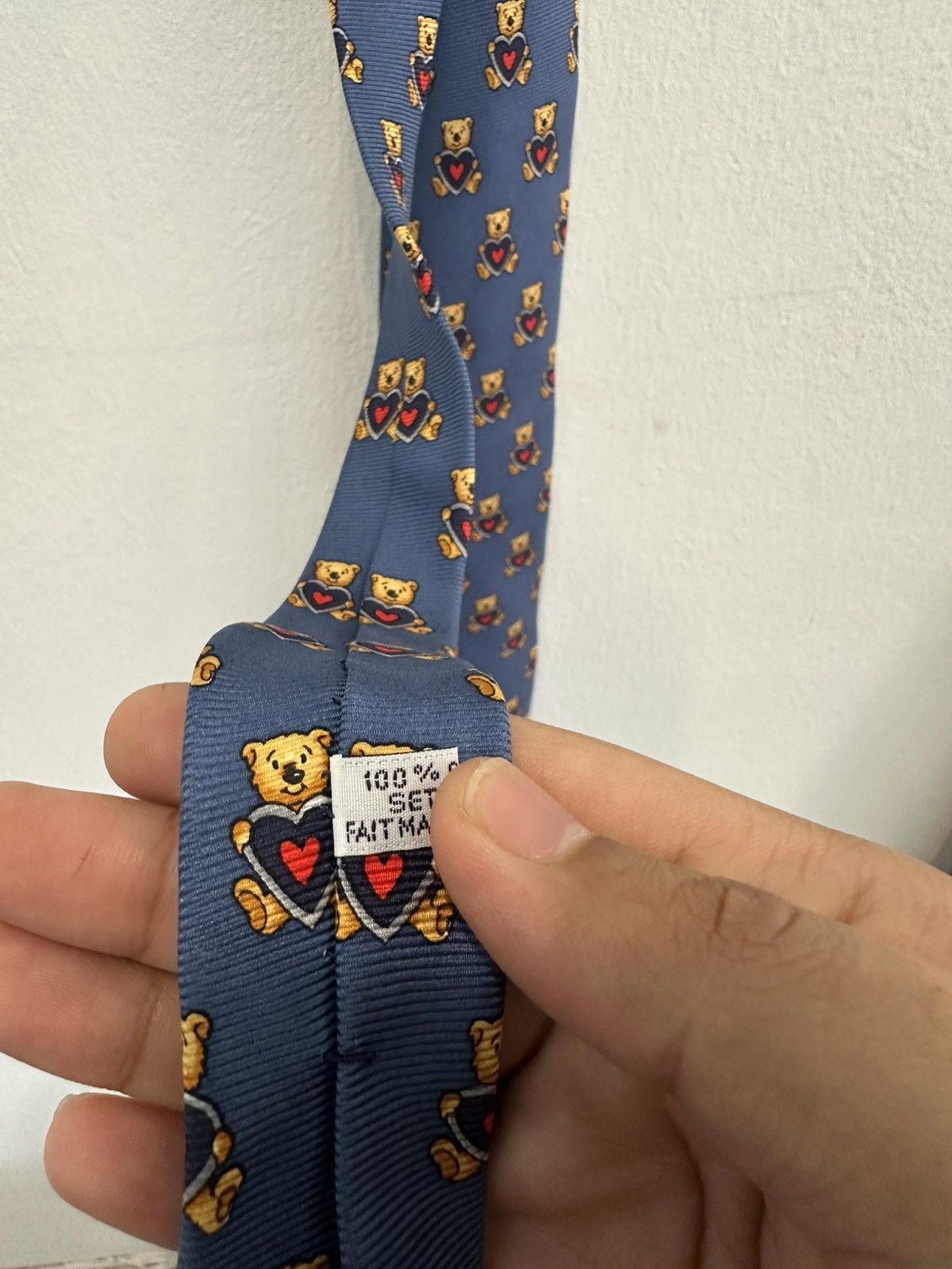 Dior Dior “Teddy Bear” Tie Size ONE SIZE - 3 Thumbnail