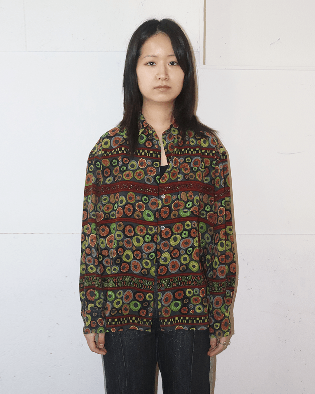 Jean Paul Gaultier Jean Paul Gaultier 1990s Circle Pattern Shirt Size M / US 6-8 / IT 42-44 - 2 Thumbnail