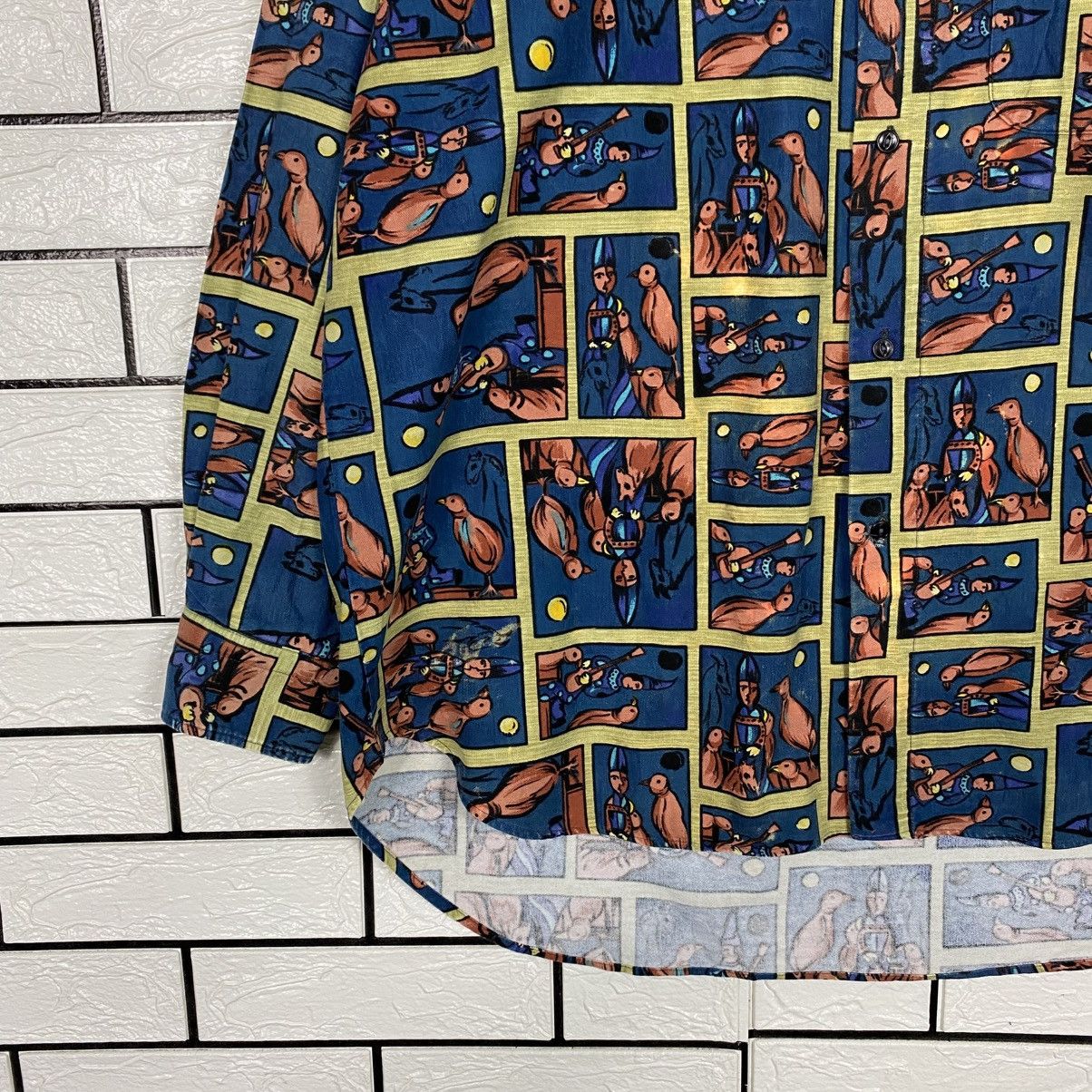 Japanese Brand Ideogram System of Emporium Button Navajo Shirt Jacket Size US M / EU 48-50 / 2 - 5 Thumbnail