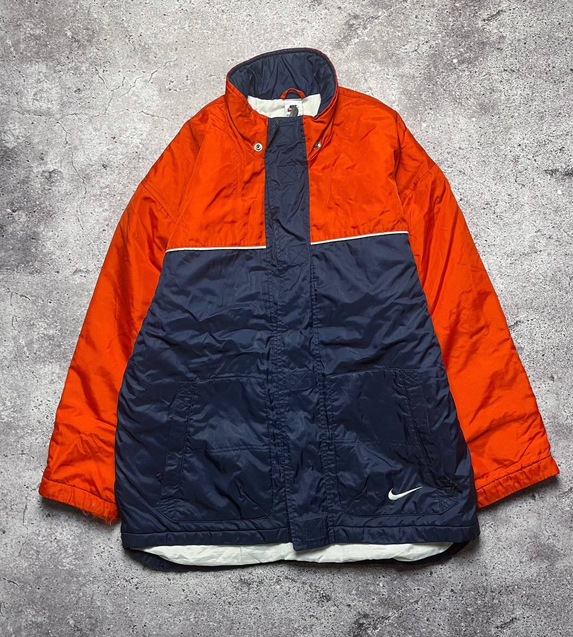Nike × Vintage Vintage Nike parka down jacket 90s y2k Size US L / EU 52-54 / 3 - 2 Thumbnail