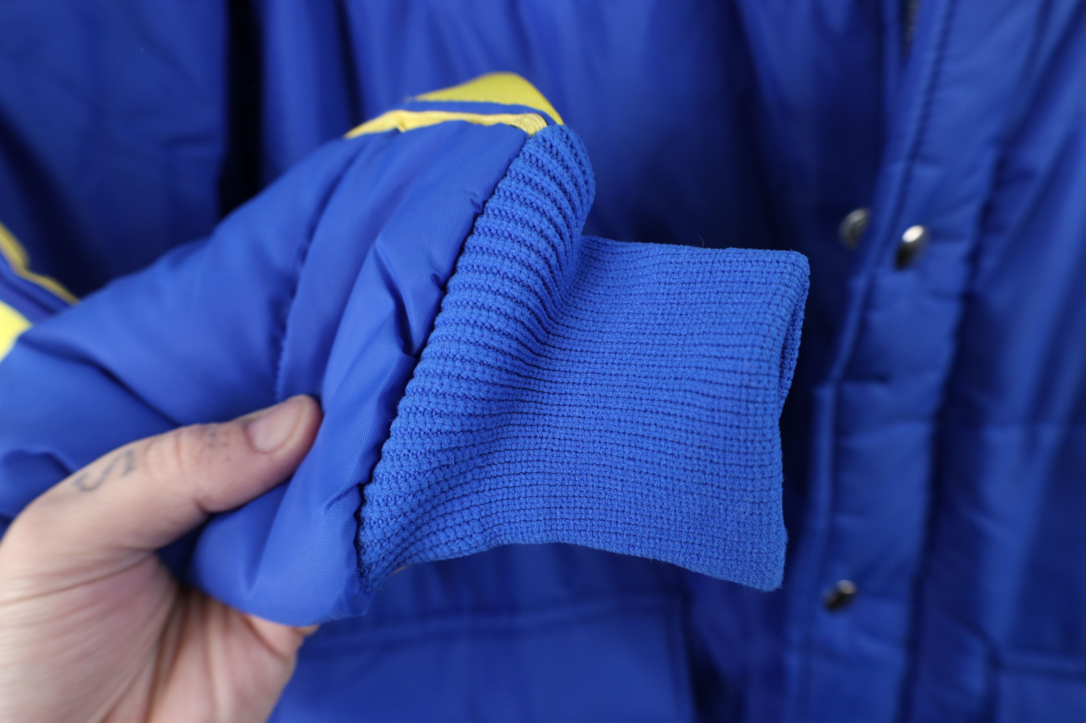 Vintage Vintage 70s Michelin Man Tires Full Zip Puffer Jacket Size US L / EU 52-54 / 3 - 8 Thumbnail