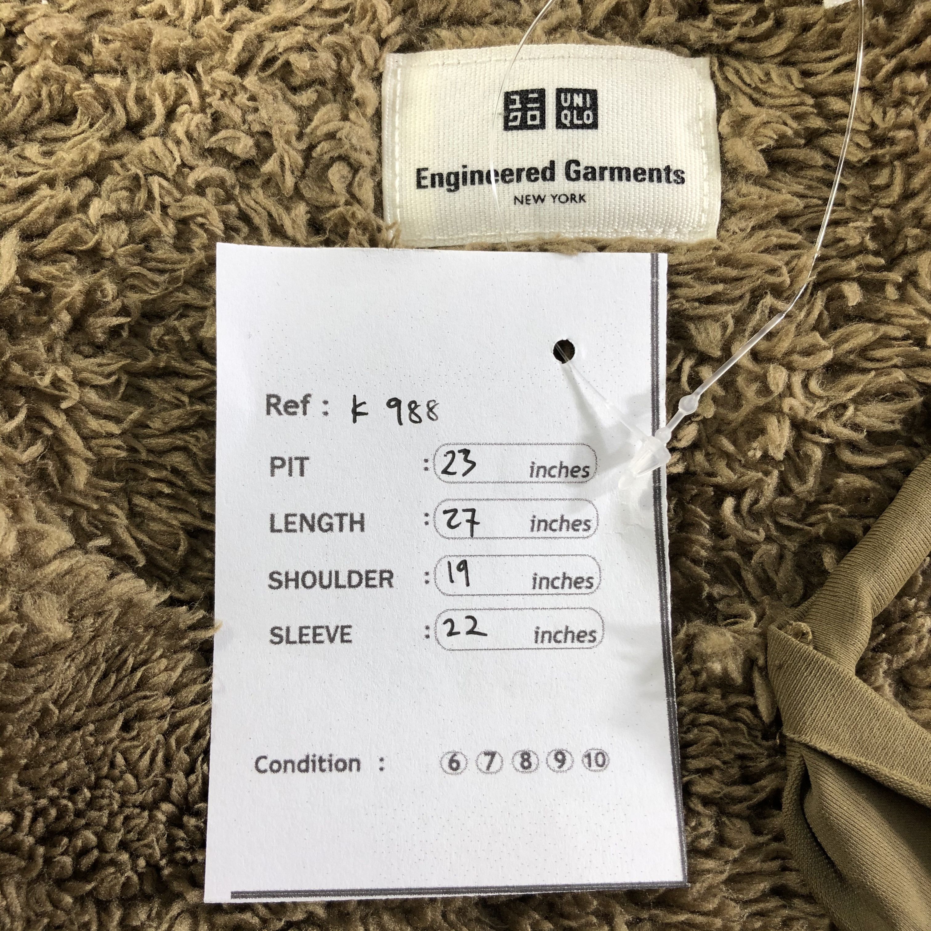 Engineered Garments × Uniqlo Uniqlo x Engineered Garment Fleece Sweater Size US L / EU 52-54 / 3 - 8 Thumbnail