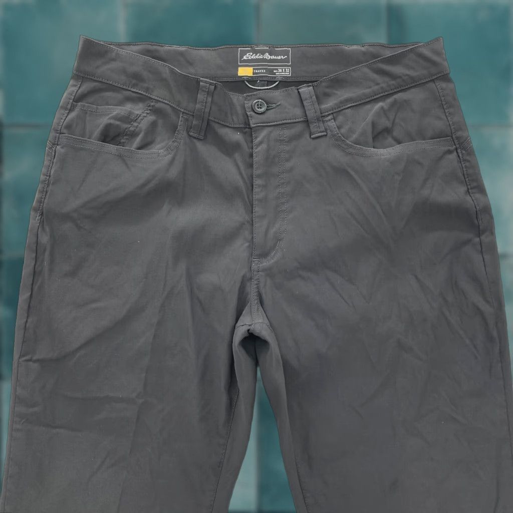 Eddie Bauer Eddie Bauer Travex Hiking Pants Mens 36x32 Straight Gray Nylon Spandex Camp Outdoors Shoes? Size US 36 / EU 52 - 1 Thumbnail