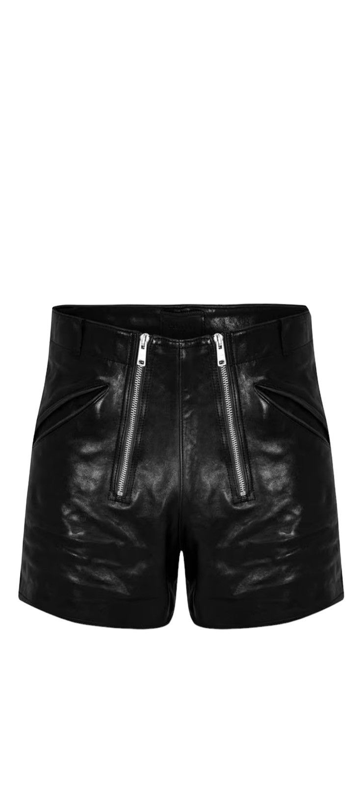 image of Prada Vitello Shorts in Black, Men's (Size 34)