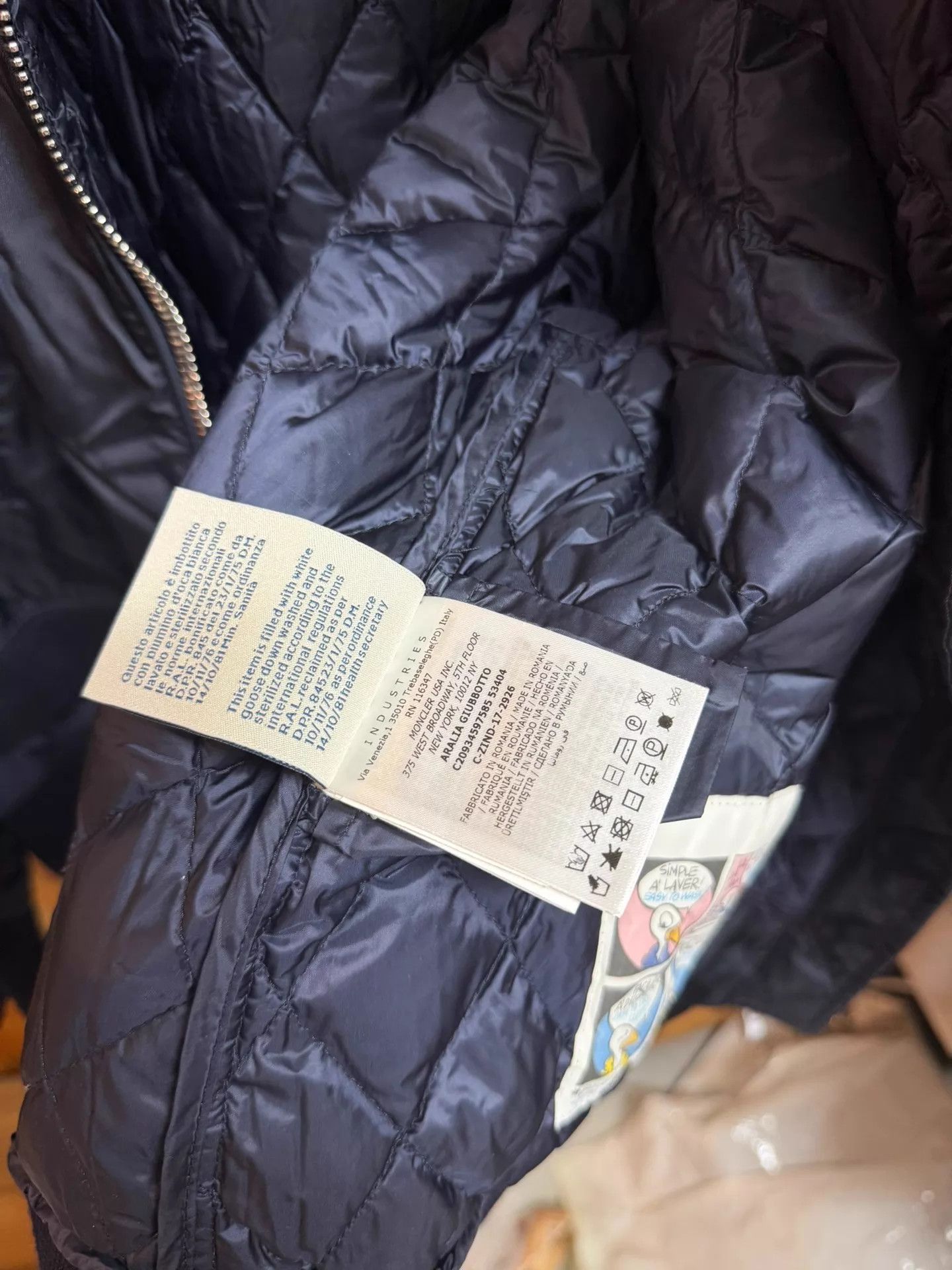 Moncler Moncler Embroidered Logo 2-Layer Down Pilot Jkt Bk2 Size US M / EU 48-50 / 2 - 5 Thumbnail