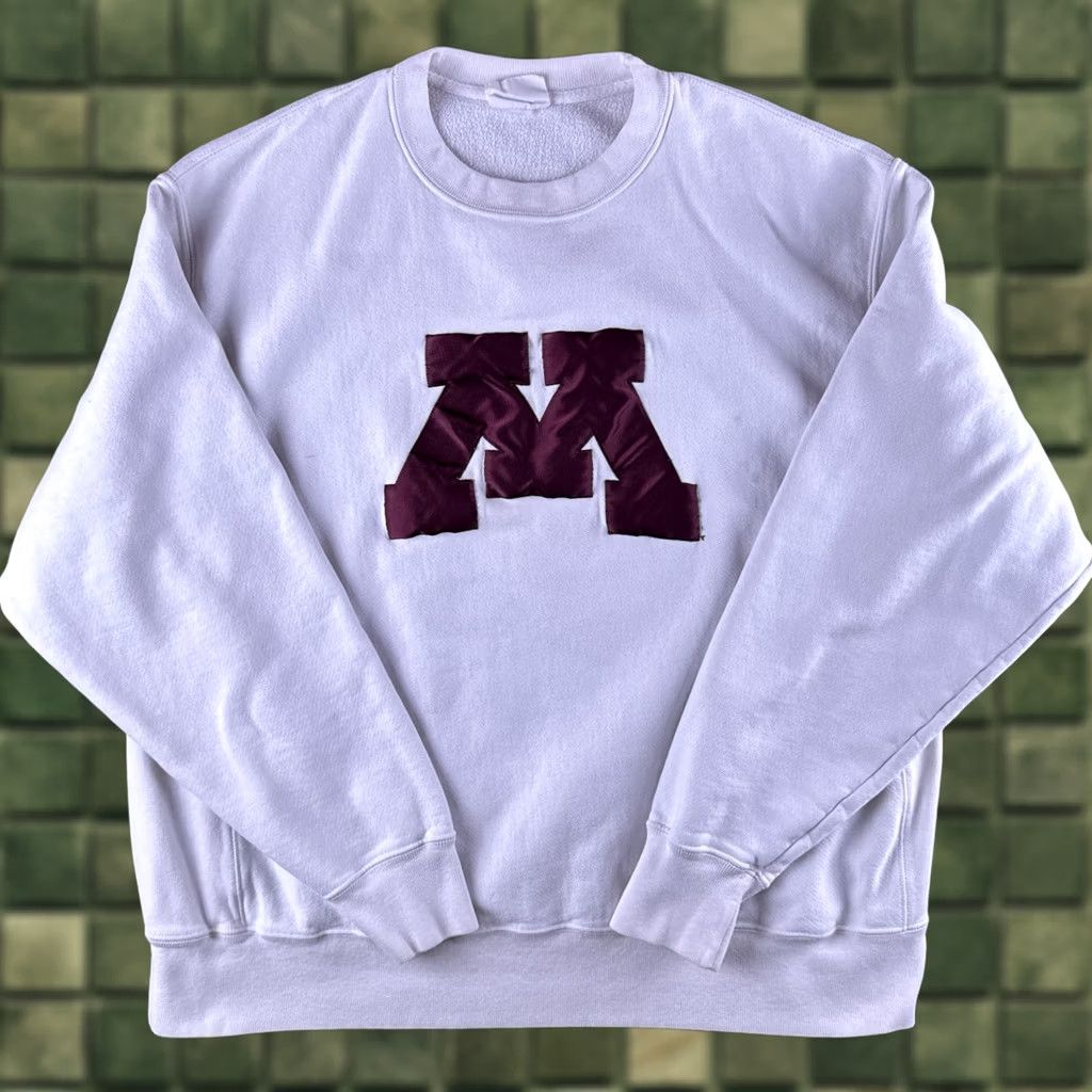 Champion Champion Reverse Weave Sweatshirt XL White NCAA Mens 90s College University Size US XL / EU 56 / 4 - 1 Thumbnail