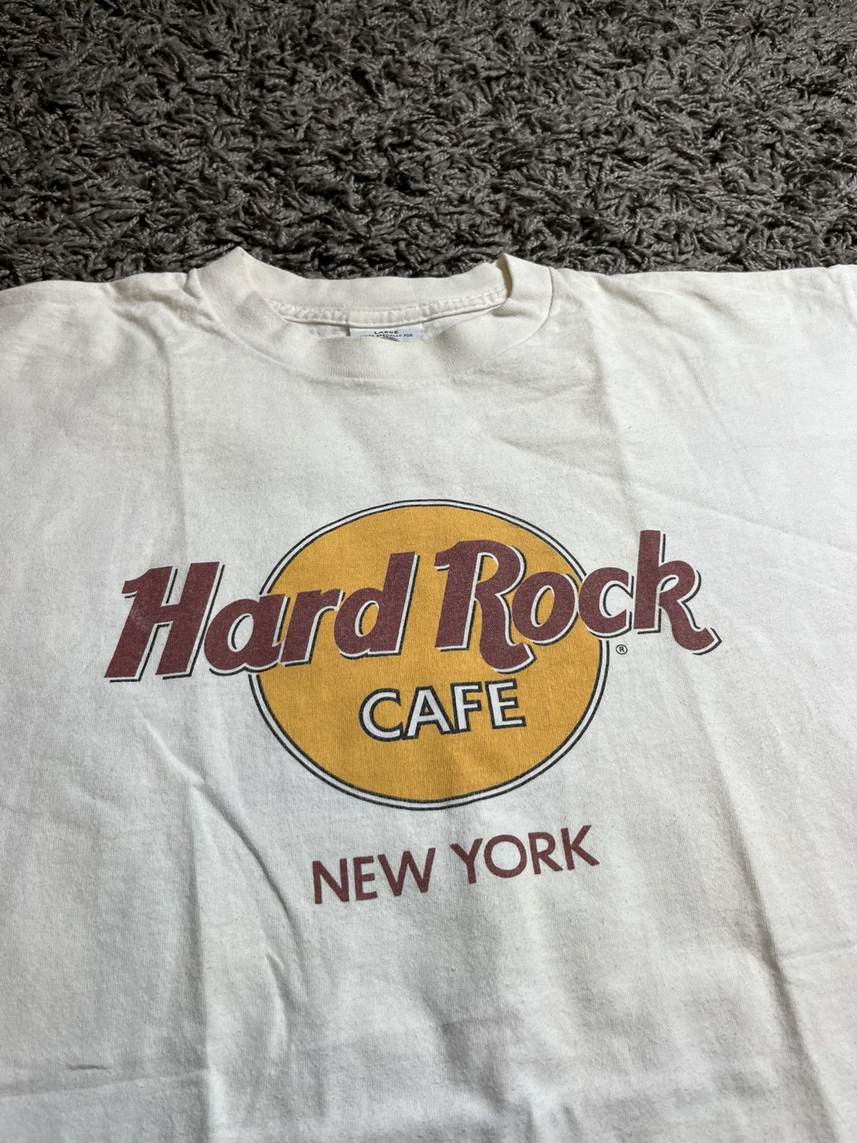 Hard Rock Cafe VINTAGE 90s HARD ROCK CAFE MADE IN USA COTTON FADED T-SHIRT Size US L / EU 52-54 / 3 - 2 Thumbnail