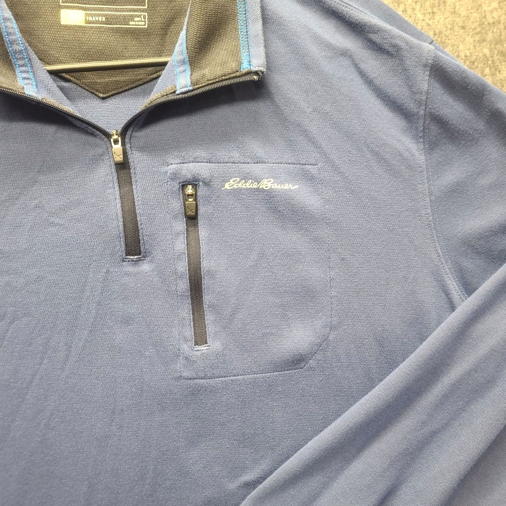 Eddie Bauer VINTAGE Eddie Bauer Travex Pullover Mens L Regular Fit Long Sleeve 1/4 Zip Outdoors Size US L / EU 52-54 / 3 - 3 Thumbnail