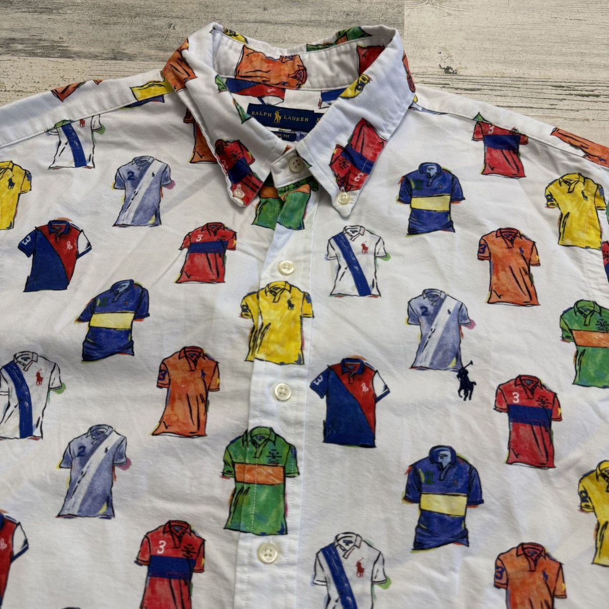 Polo Ralph Lauren Polo Ralph Lauren Classic Button Up Collection Oxford XL Size US XL / EU 56 / 4 - 2 Thumbnail