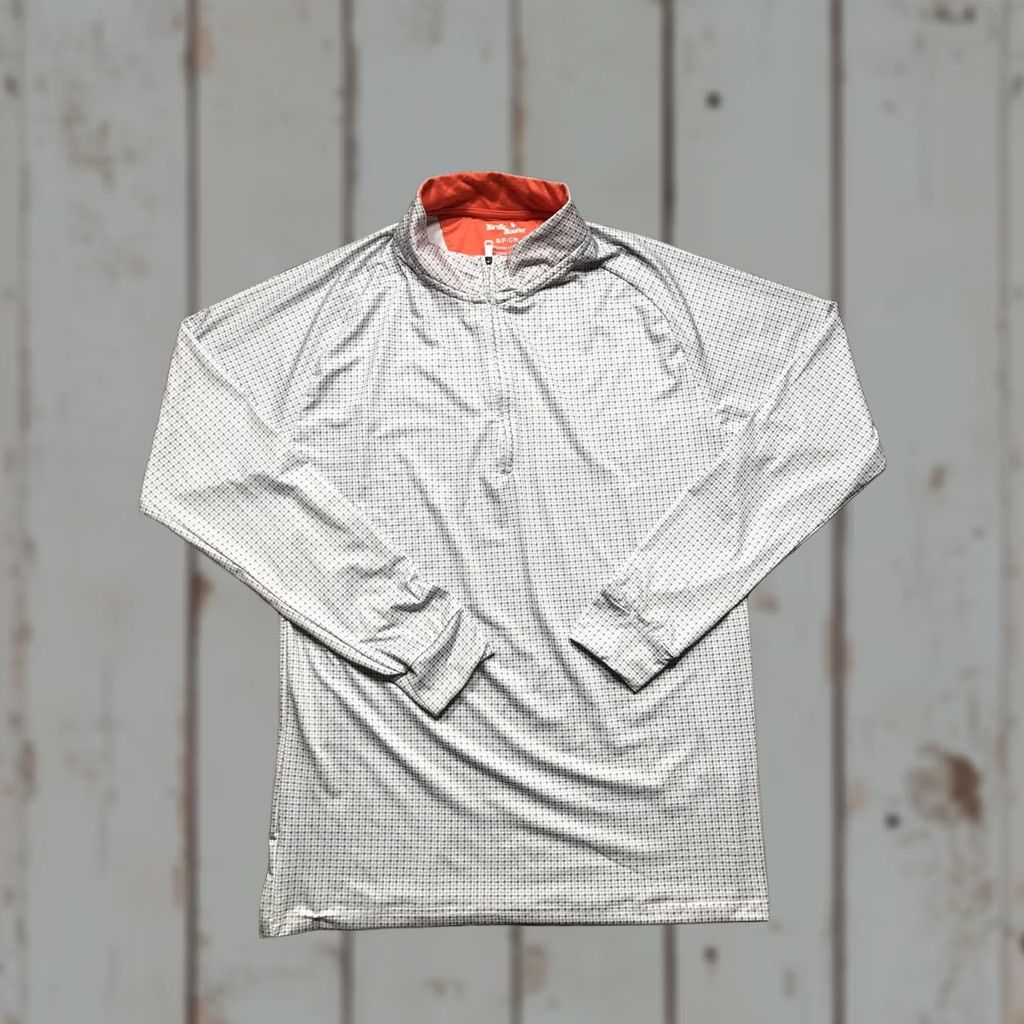 Vintage Birdie Bound Shirt Mens Small Gray Houndstooth 1/4 Zip Pullover Golf Top Lightweight Stretch Raglan Mock Neck Shirt Mens Size US S / EU 44-46 / 1 - 1 Thumbnail