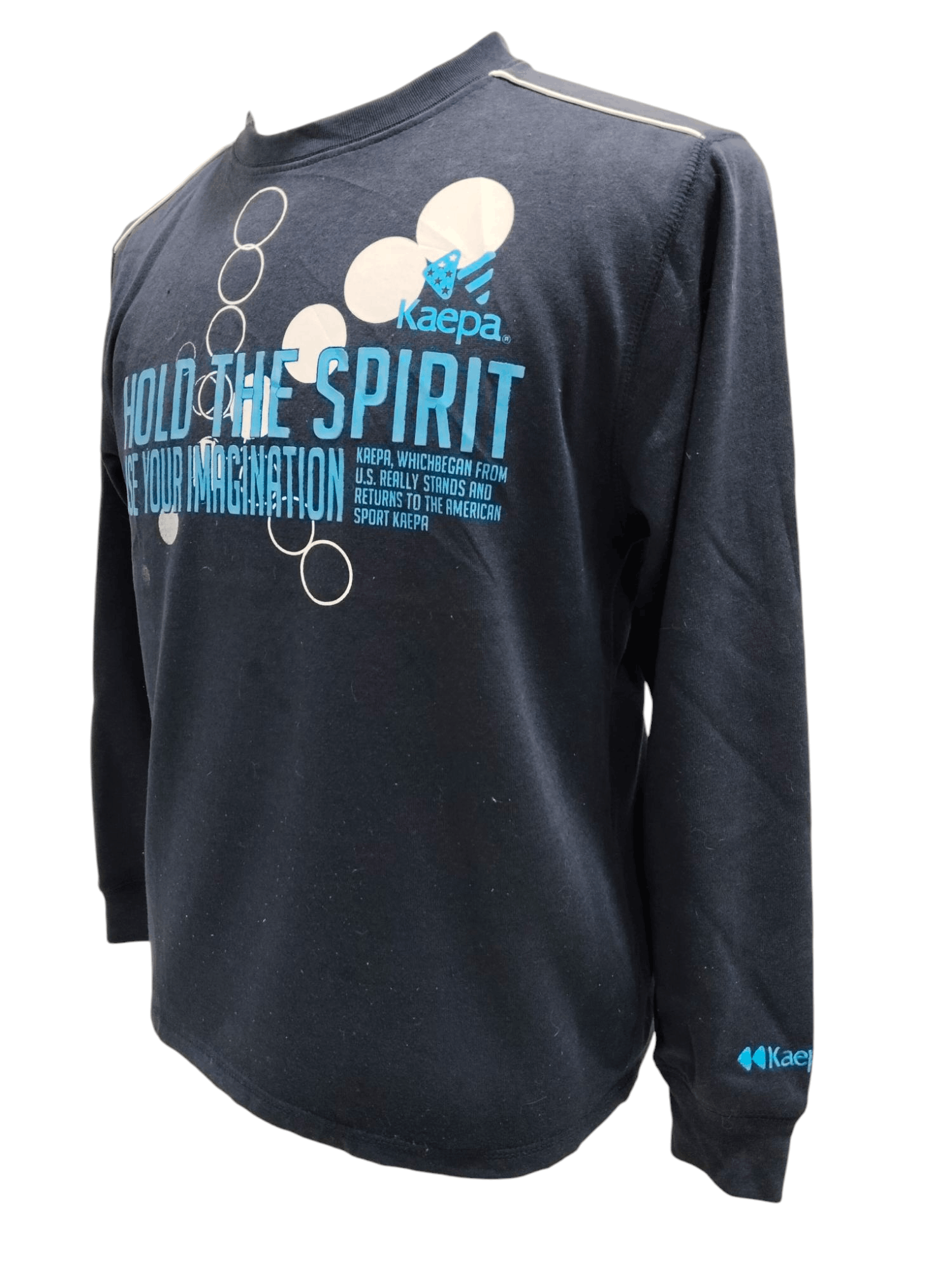 If Six Was Nine × Kappa × Vintage Vintage Kaepa Hold The Spirit Wording Sweatshirt Size US M / EU 48-50 / 2 - 2 Thumbnail