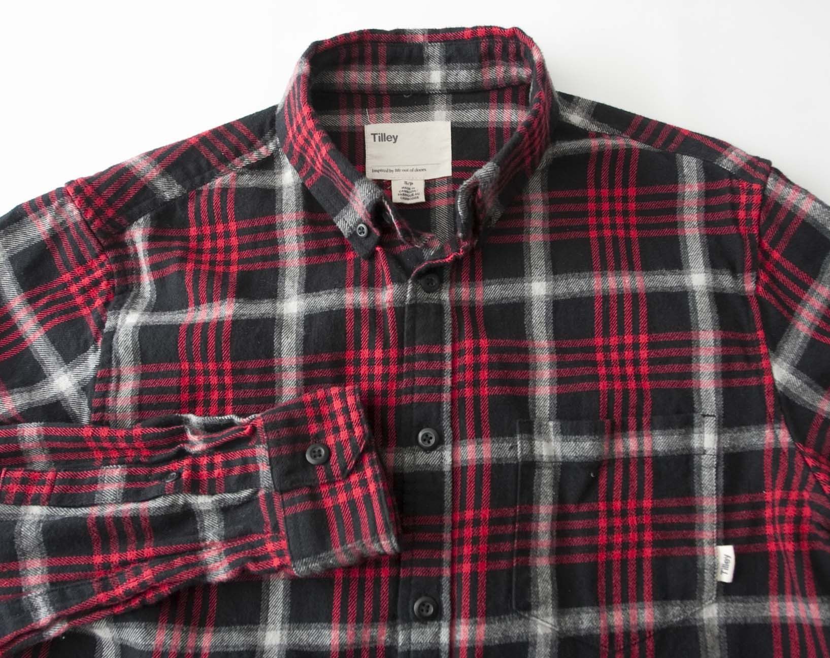 Tilley Tilley Shirt Flannel Size S Red /Black Plaid Size US S / EU 44-46 / 1 - 2 Thumbnail