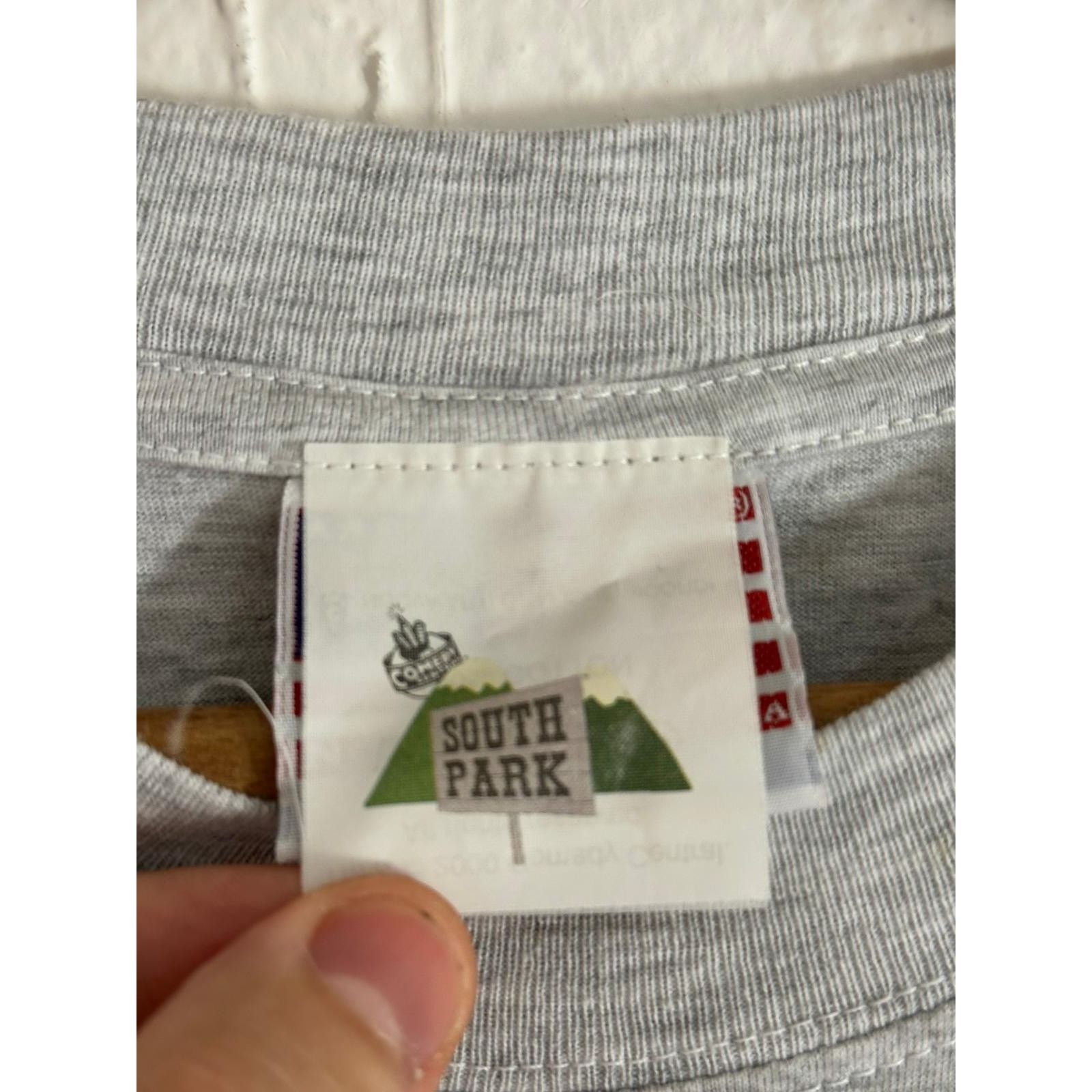 Vintage South Park 1999 Comedy Central Grey Tee Shirt Size US M / EU 48-50 / 2 - 4 Thumbnail