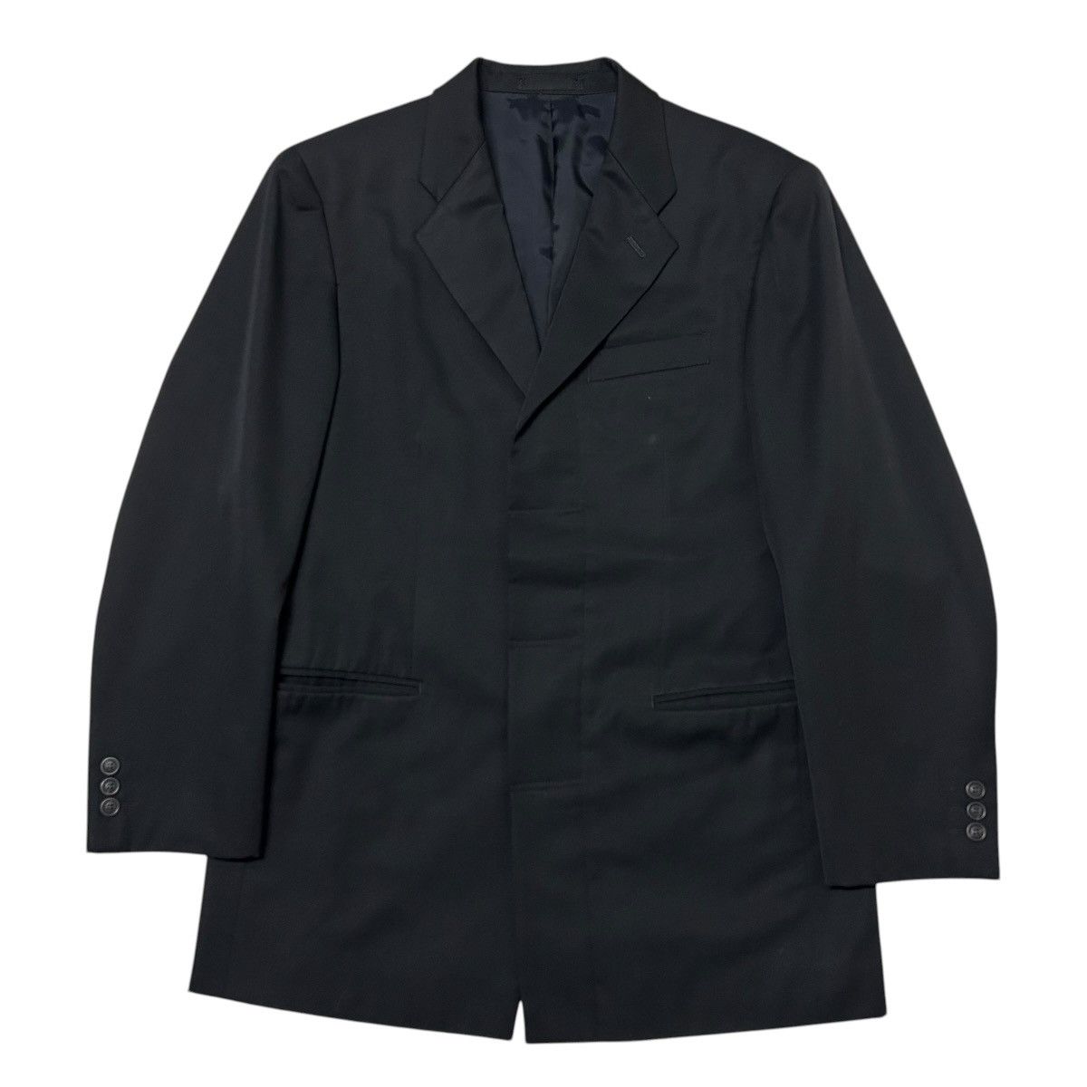 Issey Miyake 713 ISSEY MIYAKE MEN set up suit Black S wool cupro Size 40R - 2 Thumbnail