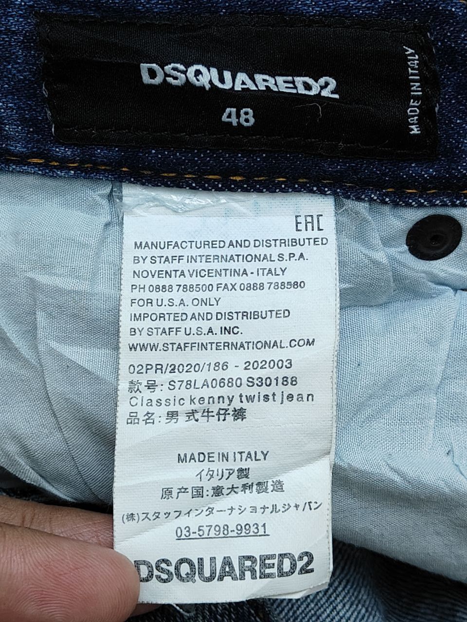 Dsquared2 ❎ Dsquared2 Painter Skinny Denim Made in Italy Size US 31 - 7 Thumbnail