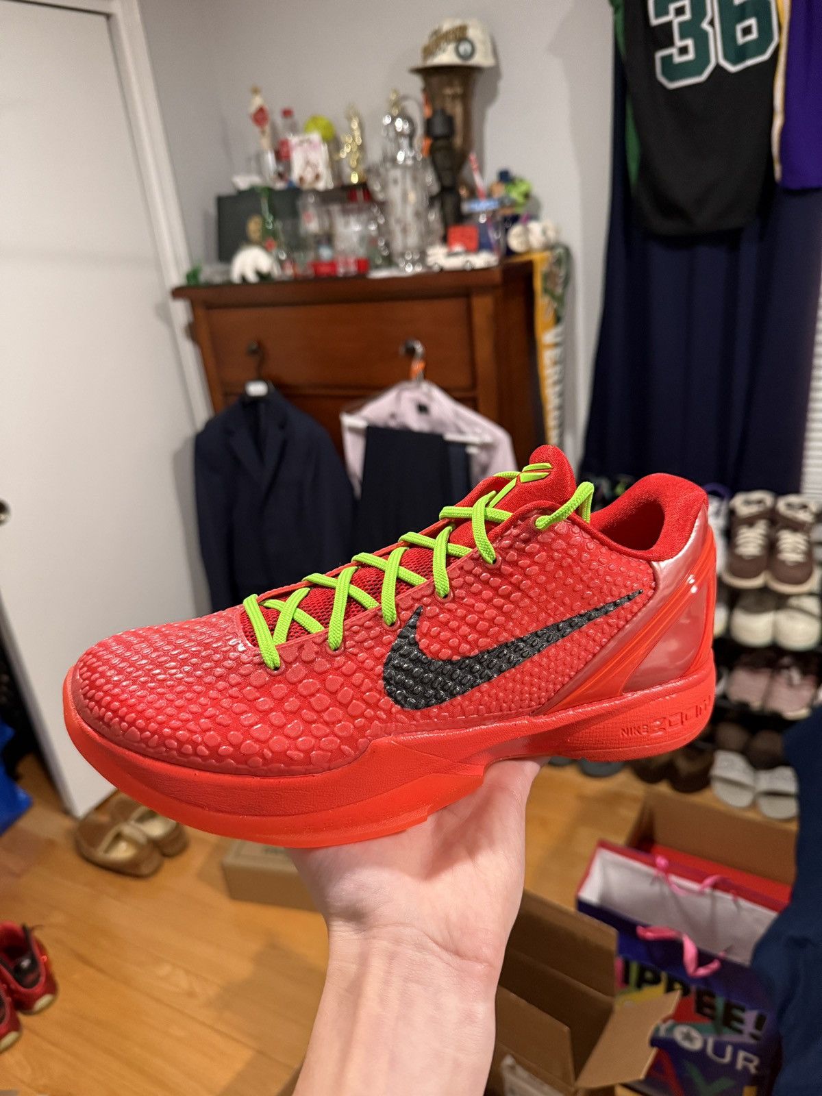 Nike Nike Kobe 6 Protro “Reverse Grinch” - Size 9.5 - Deadstock Size US 9.5 / EU 42-43 - 1 Thumbnail