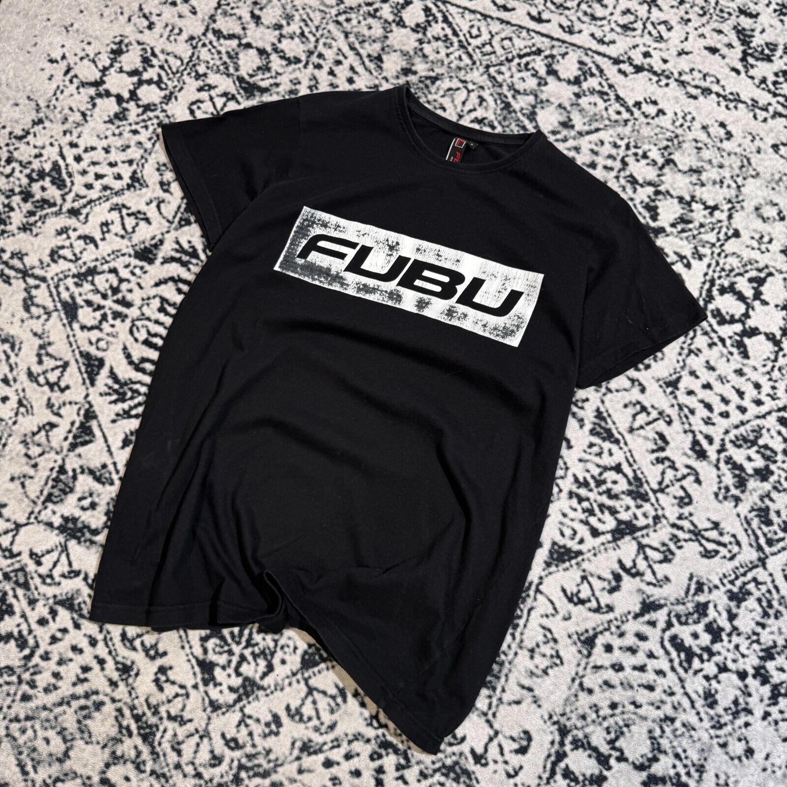 Fubu × Vintage Vintage Fubu Unisex Black Cotton T-Shirt Size S Y2K Fashion Size US S / EU 44-46 / 1 - 3 Thumbnail
