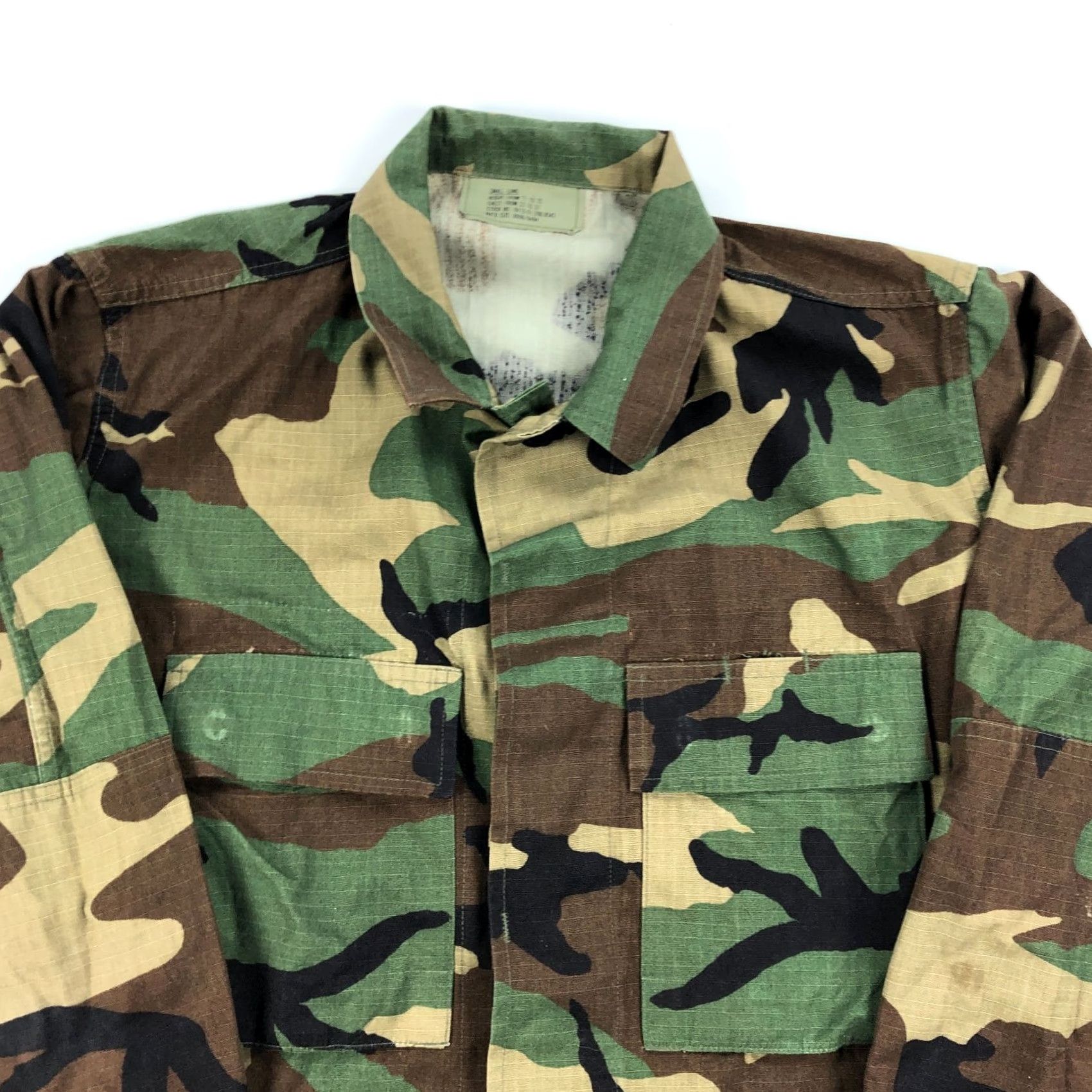Vintage VINTAGE US Army Jacket S Men Woodland Camo 90s USGI Military Canvas Pockets Size US S / EU 44-46 / 1 - 2 Thumbnail