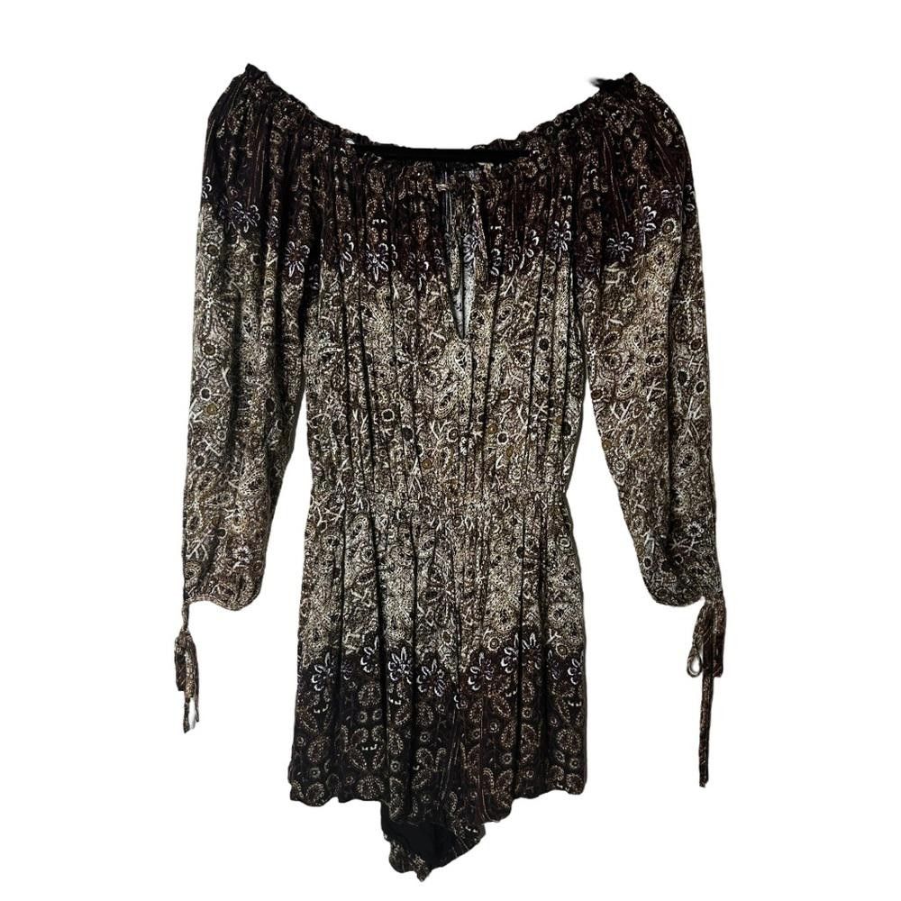 Free People Free People l So Divine Off The Shoulder Romper XS Size 26" / US 2 / IT 38 - 2 Thumbnail