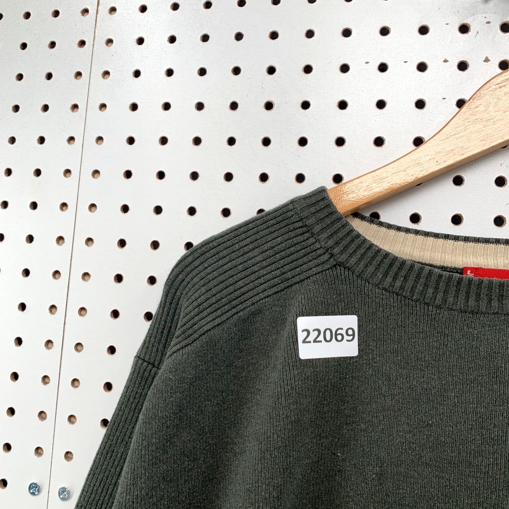 Levi's VINTAGE Levi's Crewneck Sweater Olive Green Adult Mens XL Long Sleeve Pullover Size US XL / EU 56 / 4 - 7 Thumbnail