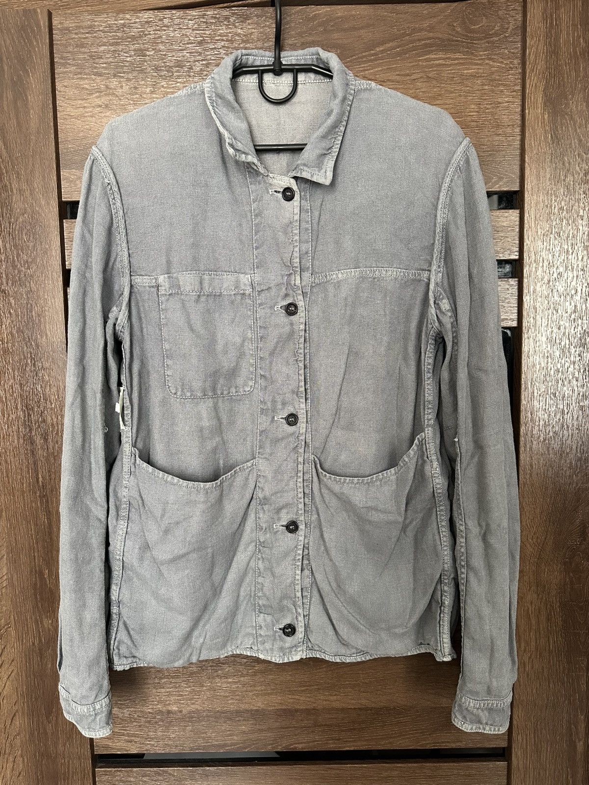 Prada SS 2001 Prada Shirt Overshirt Button Up Long Sleeve Vintage Size US S / EU 44-46 / 1 - 13 Thumbnail
