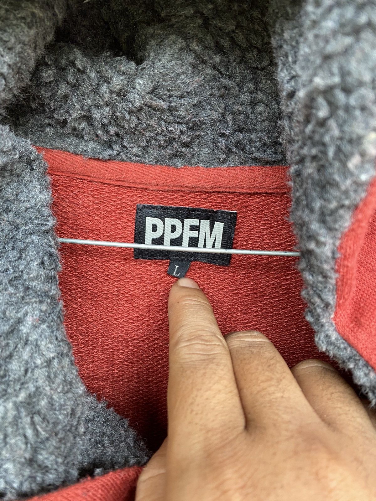 PPFM 2000s PPFM double zipper sherpa hoodie Size US L / EU 52-54 / 3 - 8 Thumbnail