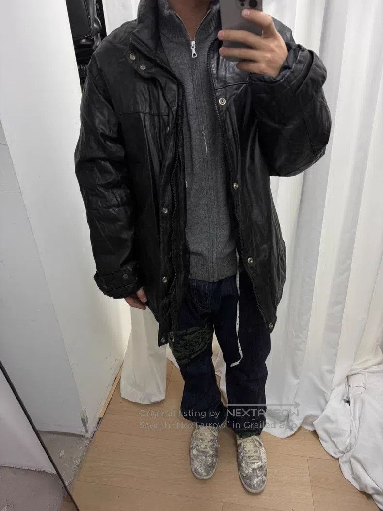 Yohji Yamamoto YOHJI YAMAMOTO Cowhide down jacket Size US M / EU 48-50 / 2 - 6 Thumbnail