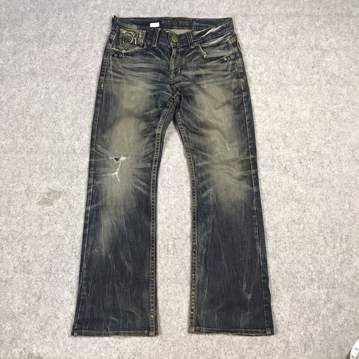 Japanese Brand RED PEPPER JAPAN DESIGN DENIM DISTRESSED DENIM PANTS Size US 30 / EU 46 - 2 Thumbnail