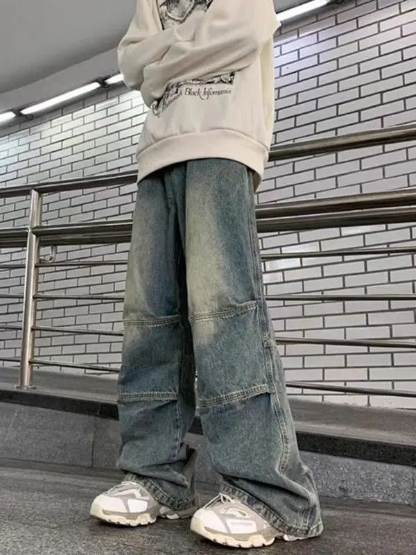 VIBE Light Blue High Street Vintage Loose Jeans Size US 32 / EU 48 - 6 Thumbnail