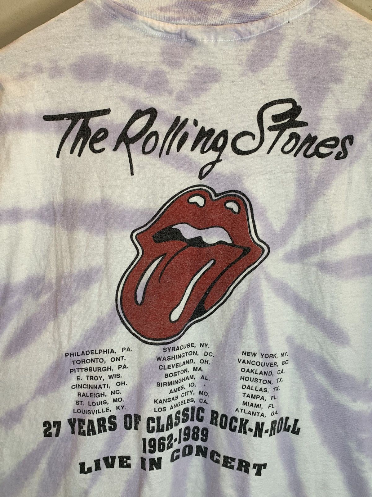 【80's】 ROLLING STONES steel wheel tour T RARE* Vintage 80's Rolling Stones Steel Wheels Tour T-Shirt