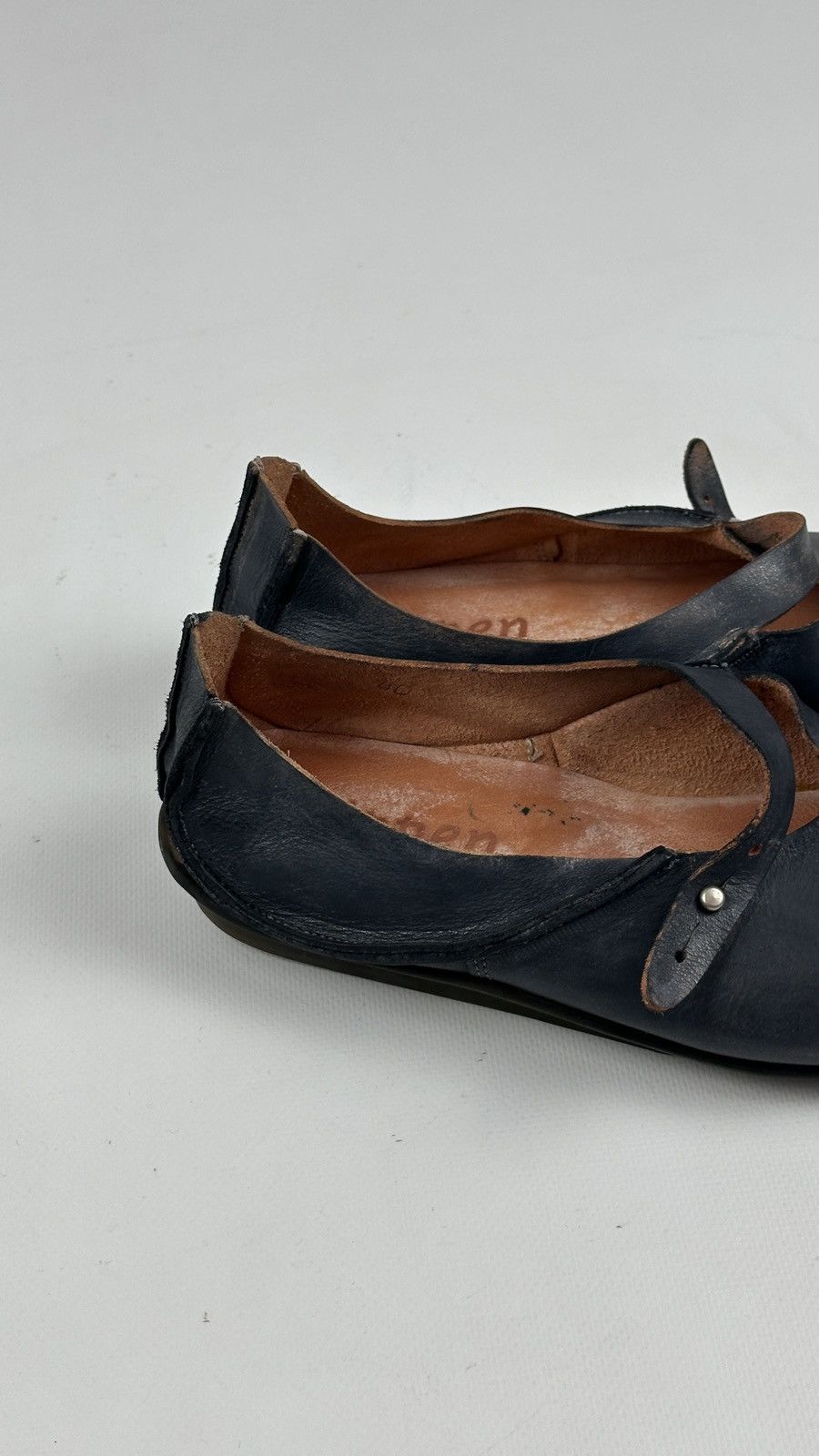 Trippen Trippen Leather Navy Flats Size US 10 / IT 40 - 4 Thumbnail