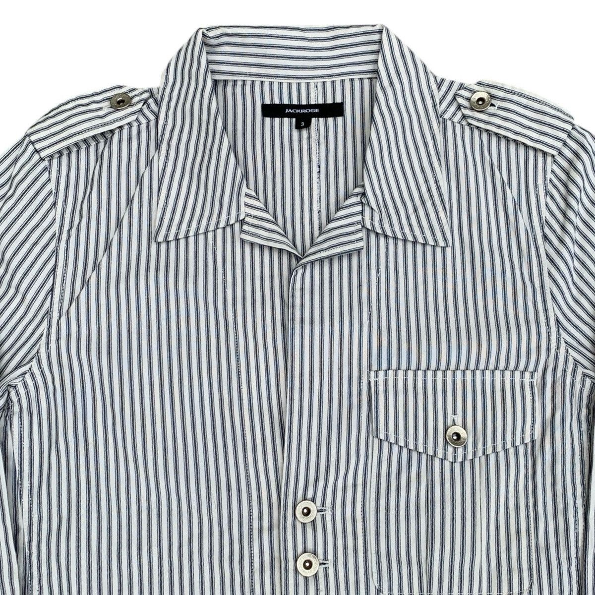 Jean Paul Gaultier × Y/Project Jackrose Stripes Outer Shirt Size US M / EU 48-50 / 2 - 2 Thumbnail