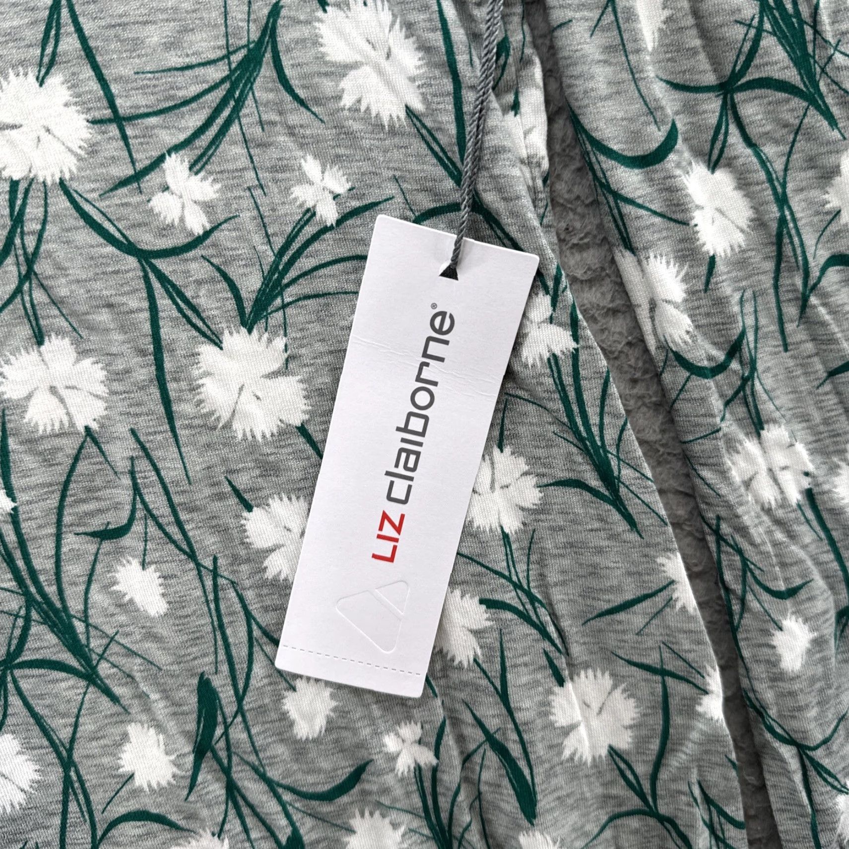 Liz Claiborne Liz Claiborne Blouse Women Long Sleeve Floral Print Rayon Blend Top New S Multicolor V-Neck Button Ruffle Womens Size S / US 4 / IT 40 - 2 Thumbnail