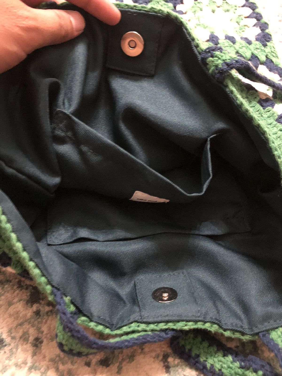 Japanese Brand × Tsumori Chisato Niko And ... Crochet Knitted Bohemian Tote/Sling Bag Size ONE SIZE - 12 Thumbnail