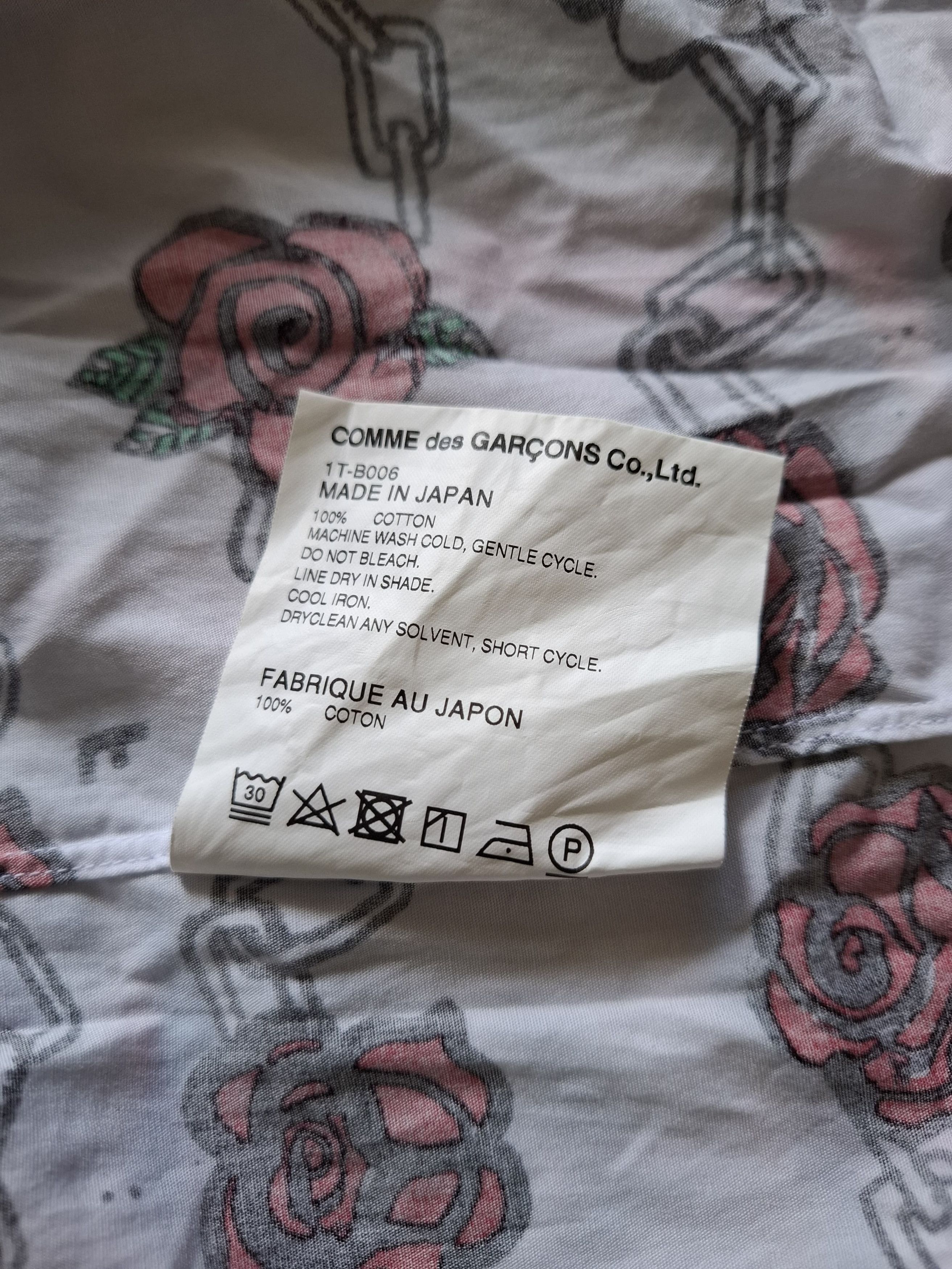 Comme des Garcons Black Comme Des garcons black CDG rose All over print Size US L / EU 52-54 / 3 - 6 Thumbnail