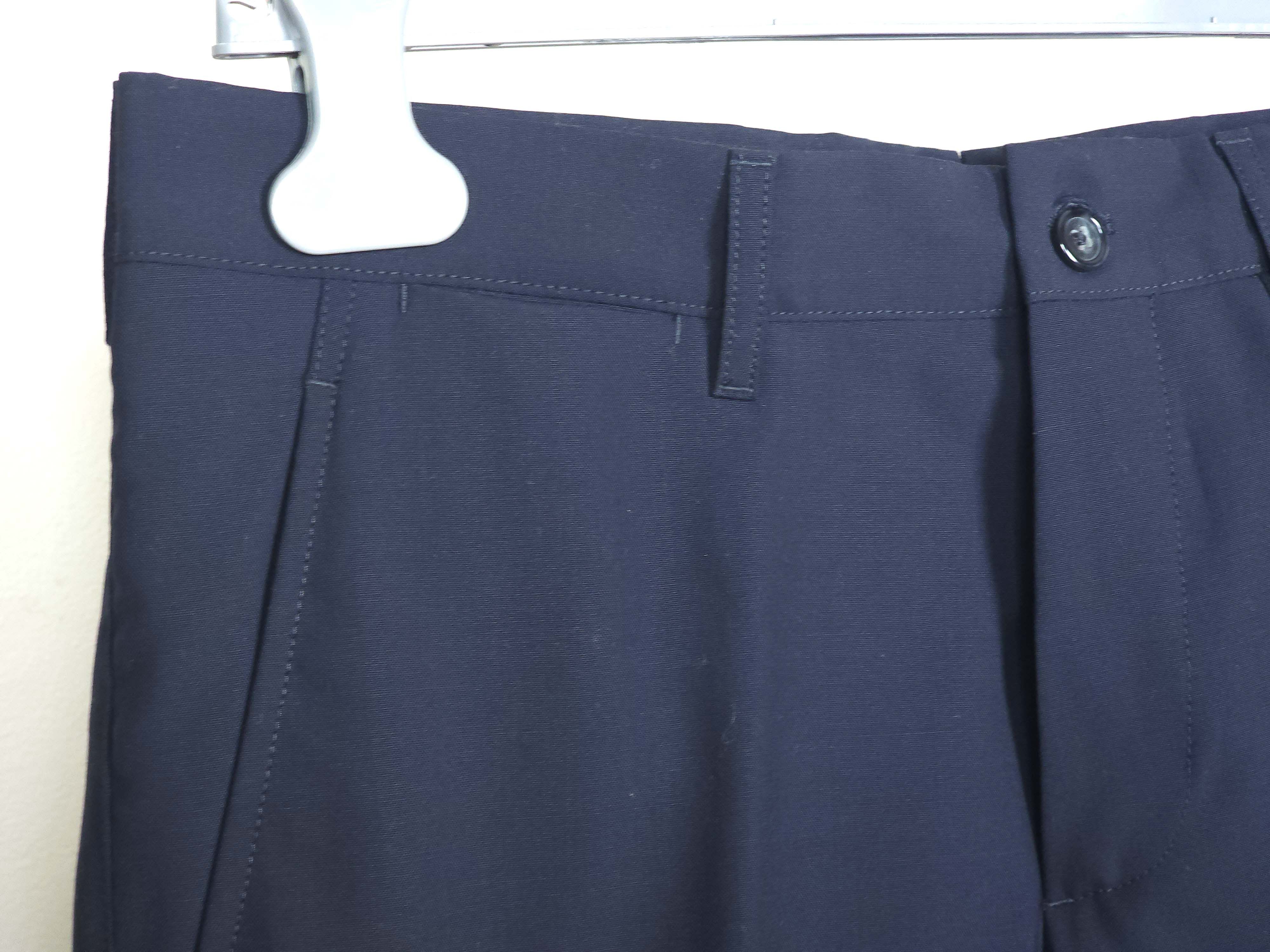 Prada Navy Virgin Wool Shorts IT46/US32 Size US 30 / EU 46 - 2 Thumbnail