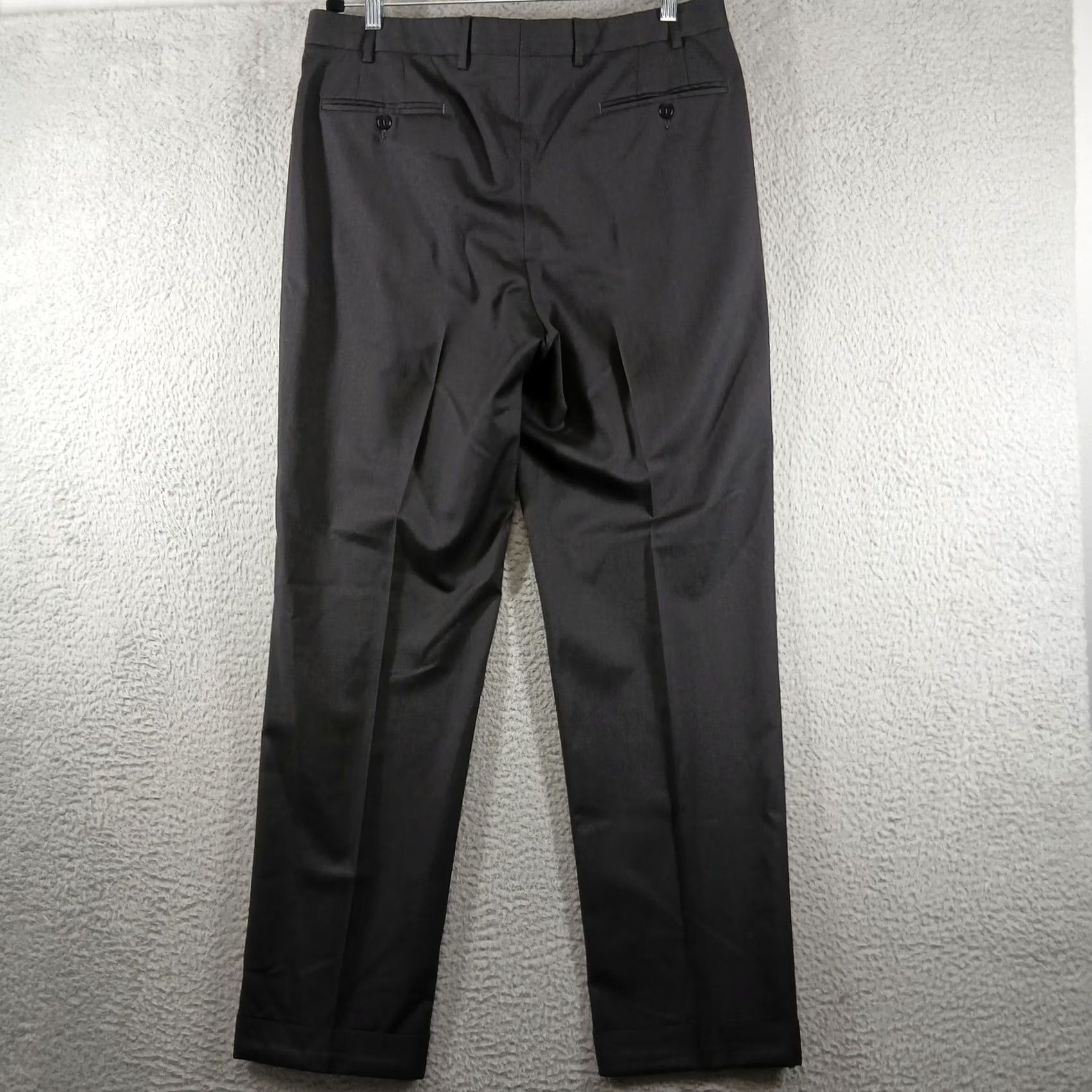 Zanella Zanella Pants Saks Fifth Avenue 100% Virgin Wool Made in Italy Size 36 Gray Solid Dress Pants Mens Wool Wedding 36 Regular Straight Todd Size US 36 / EU 52 - 3 Thumbnail