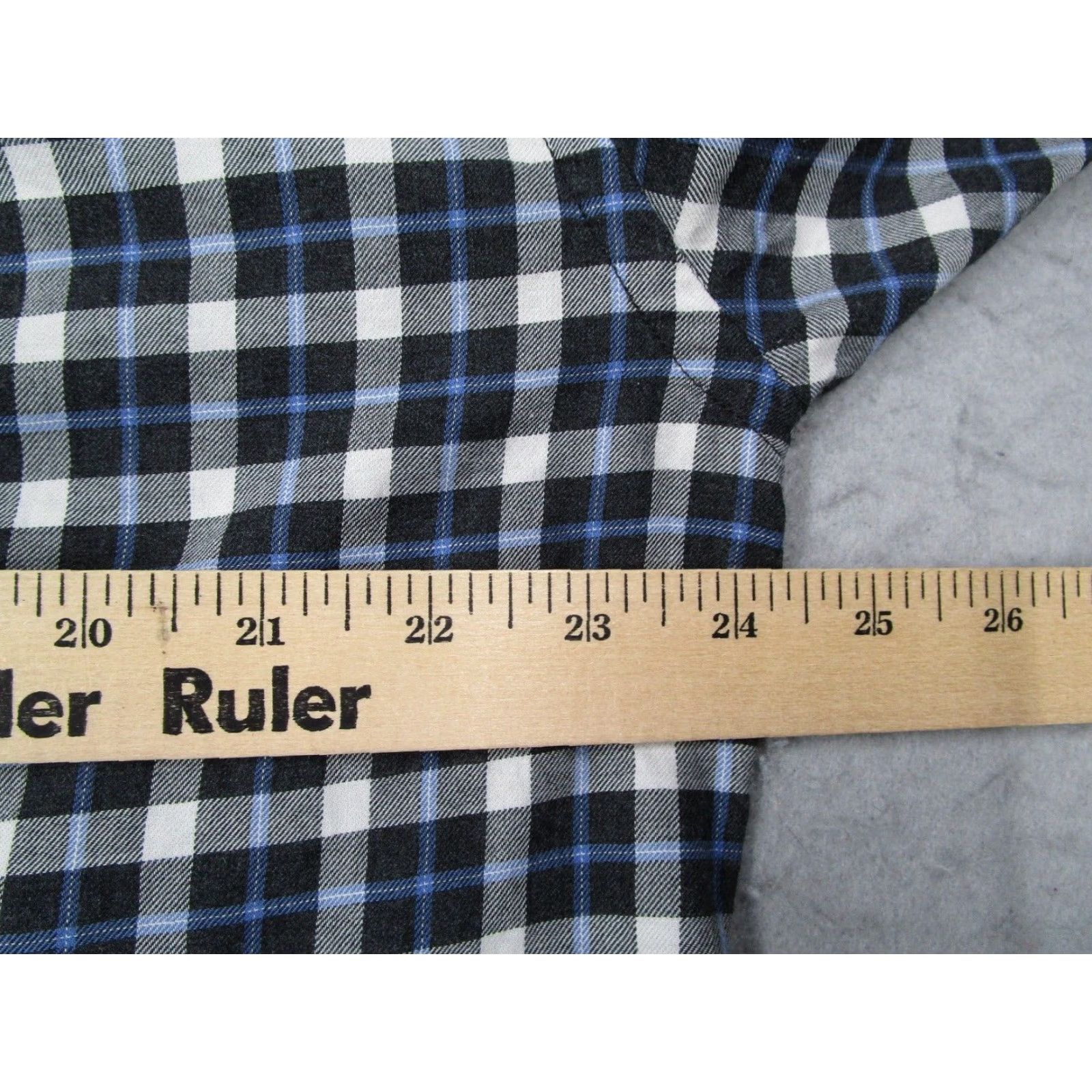 Faherty Faherty Shirt Mens XL Black Check Button-Up Long Sleeve Casual Work Size US XL / EU 56 / 4 - 6 Thumbnail