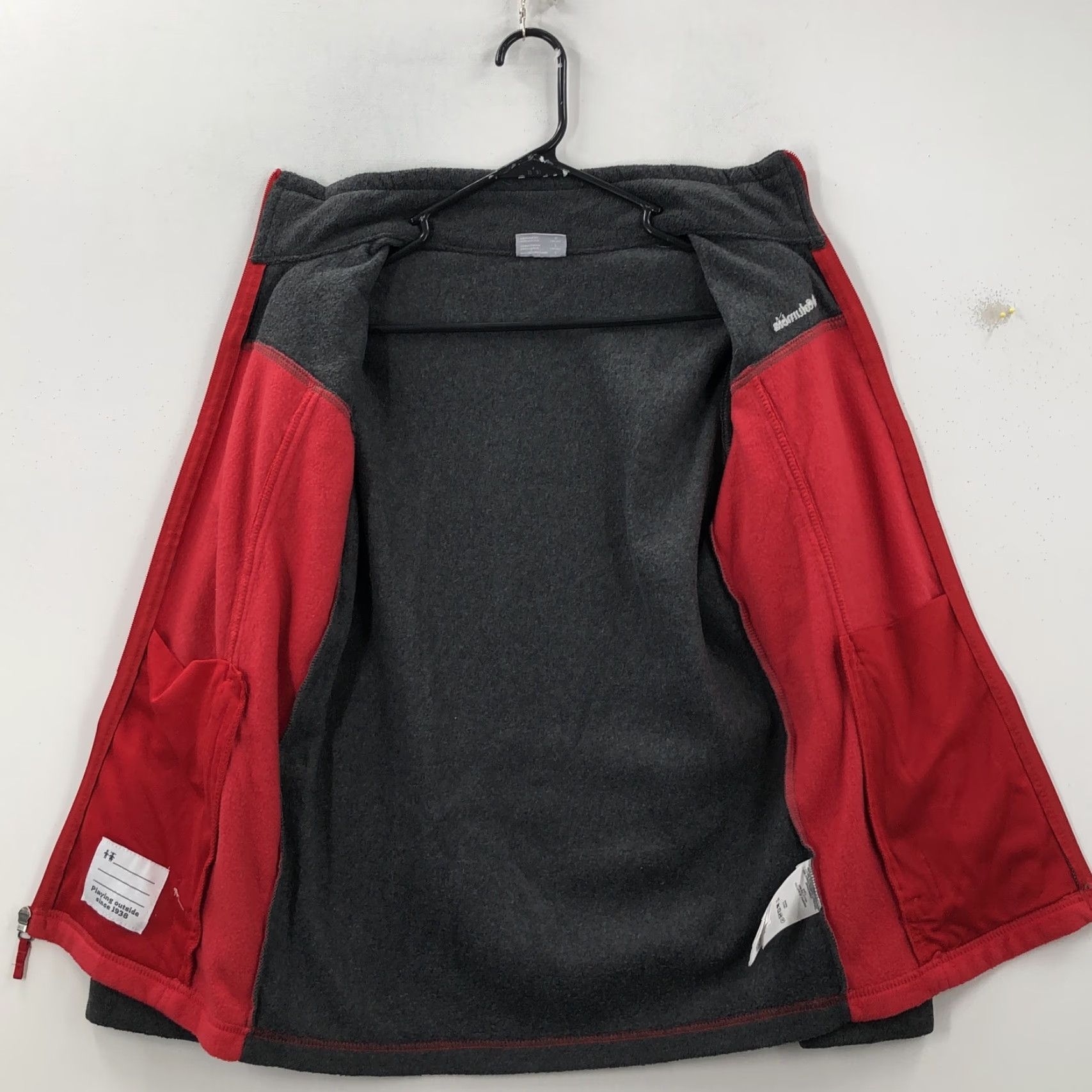 Vintage Columbia Jacket Women Red Gray Long Sleeve Zip Pocket Zipper Pocket Zip Coat Winter Fall Regular L Size Large Size L / US 10 / IT 46 - 5 Thumbnail