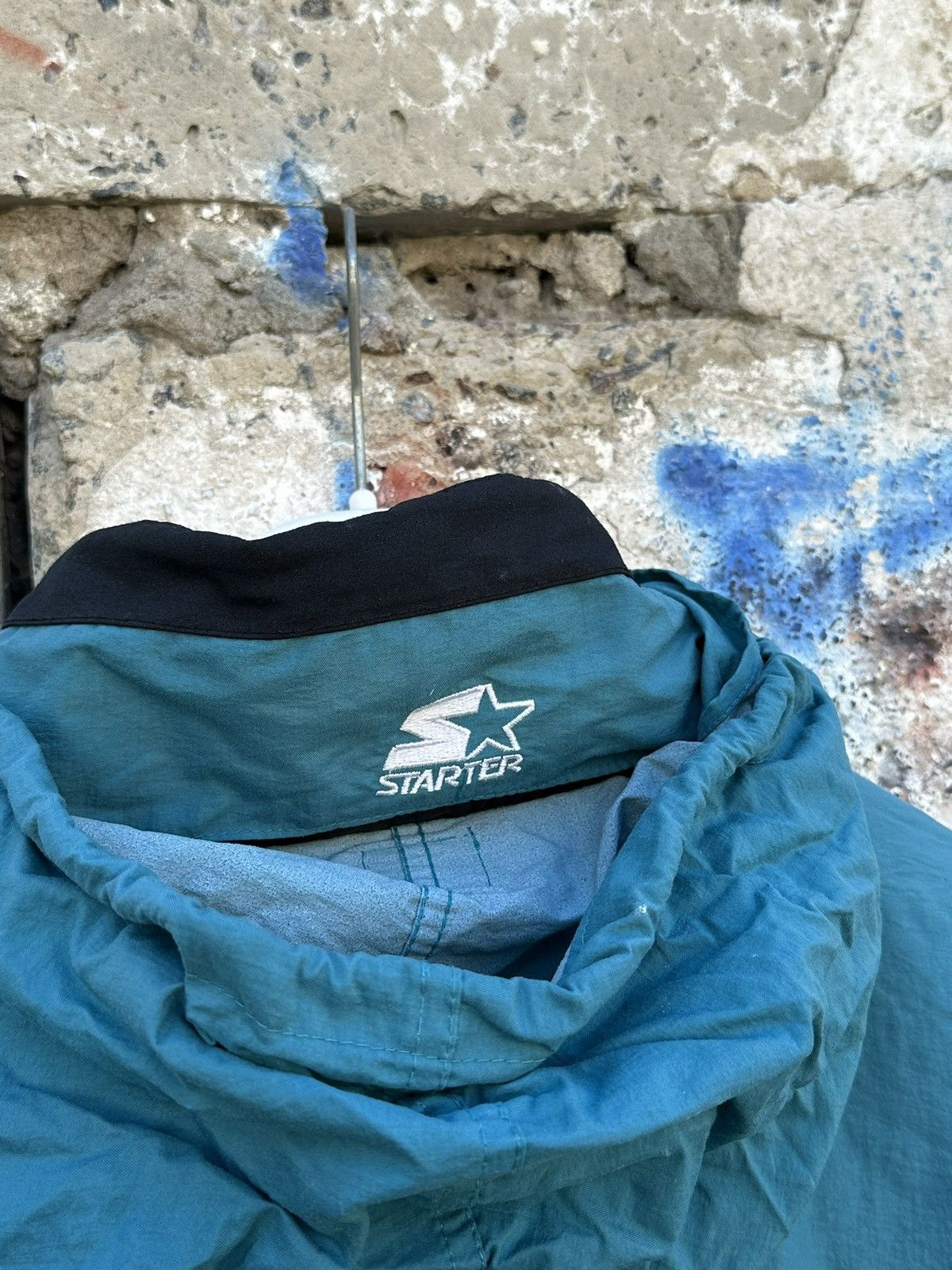 Starter SAN JOSE SHARKS JACKET NHL VINTAGE HOCKEY STARTER MENS Size US XL / EU 56 / 4 - 8 Thumbnail