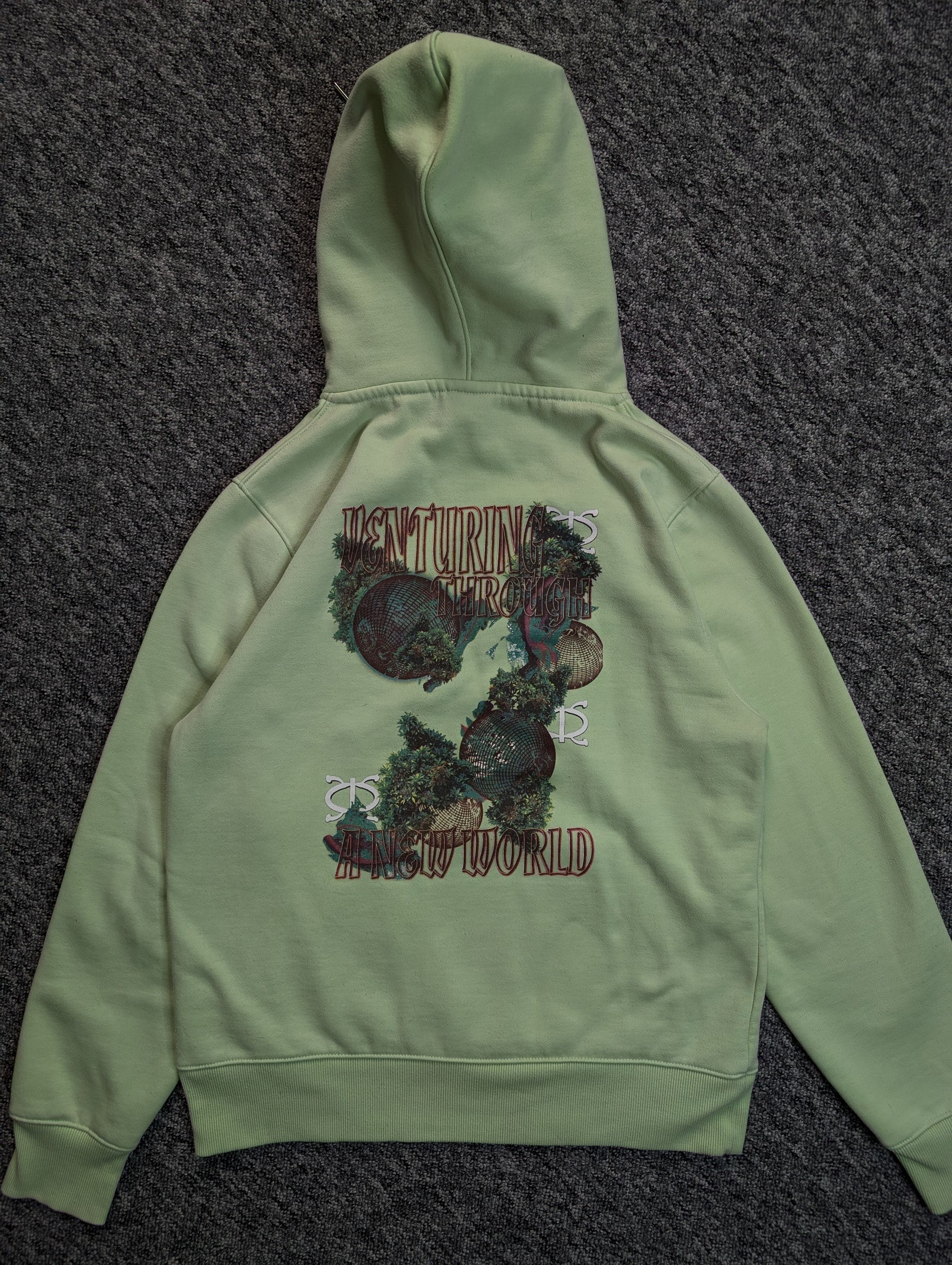 Daily Paper × Designer Daily paper mint venturing through a new world hoodie Size US S / EU 44-46 / 1 - 2 Thumbnail