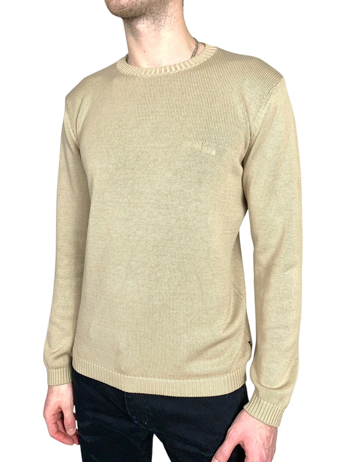Emporio Armani Vintage Y2K Armani Cotton Knit Jumper Sweater Size US L / EU 52-54 / 3 - 2 Thumbnail