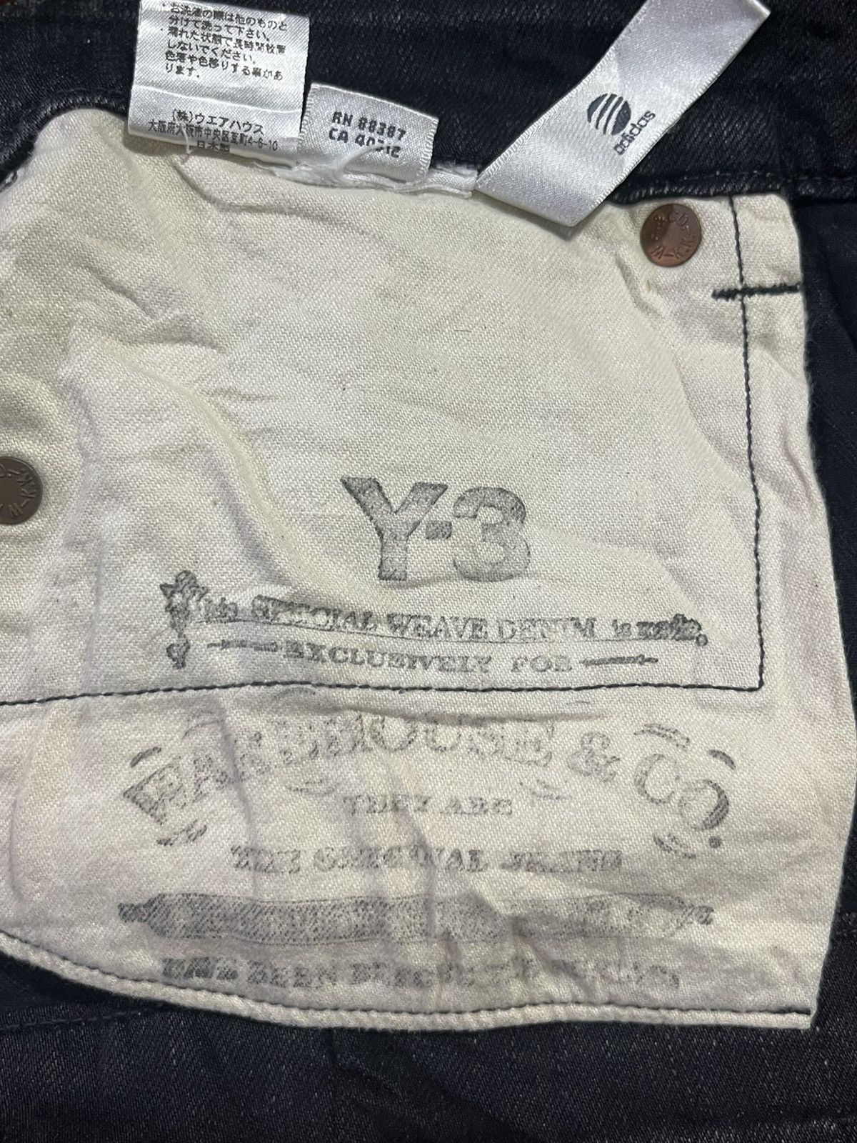 Y-3 Y-3 Yohji Yamamoto Warehouse & Co Slim Fit Skinny Jeans Size 32" / US 10 / IT 46 - 7 Thumbnail