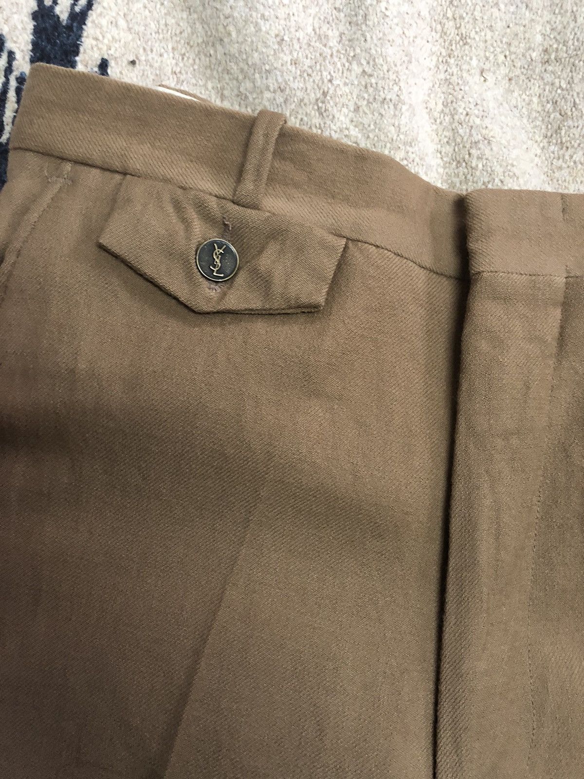 Vintage × Yves Saint Laurent Vintage yves Saint Laurent pour homme wool pant 30x30 Size US 30 / EU 46 - 1 Thumbnail